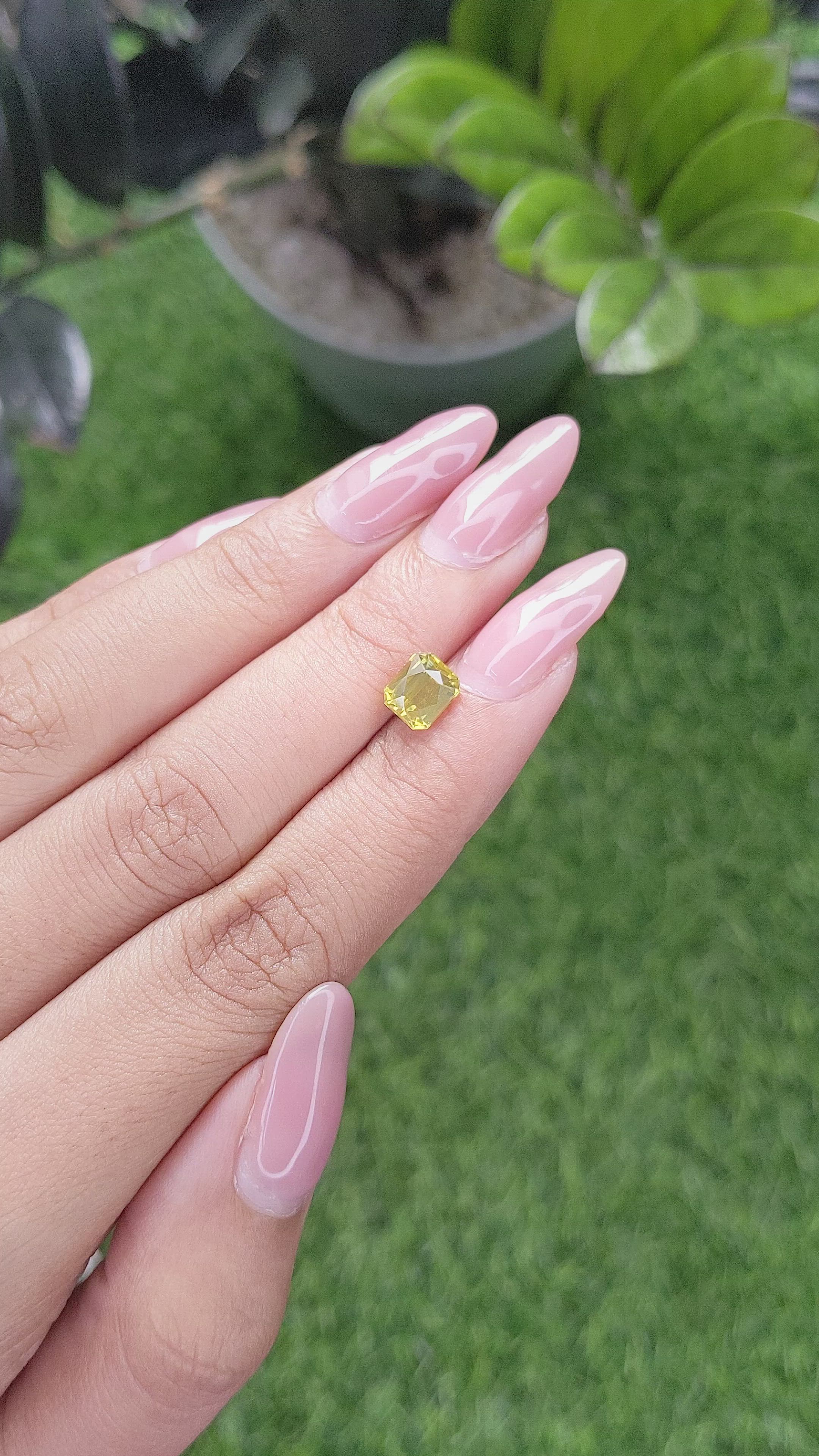 1.97 Ct. Zircon from Ceylon (Sri Lanka) Size Video