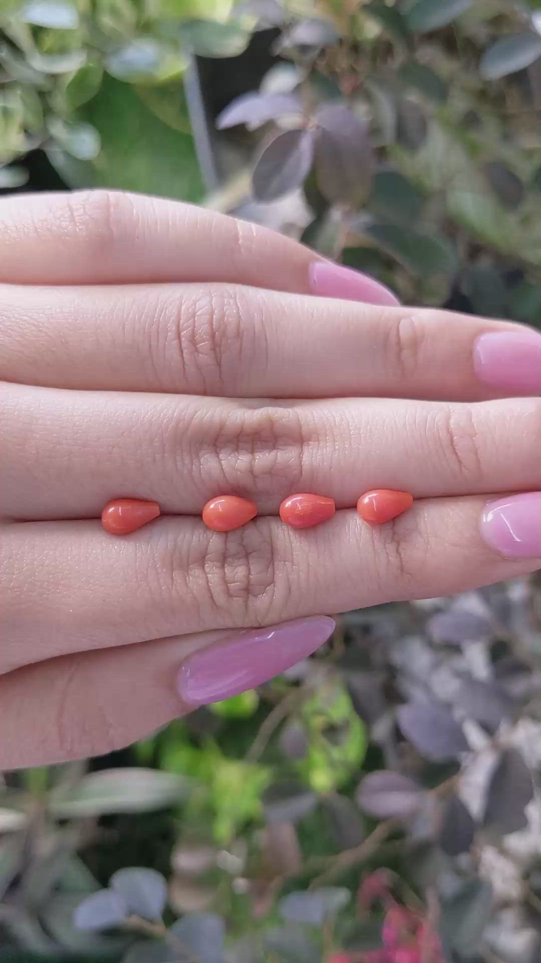 13.41 Ct. Coral from Italy Size Video