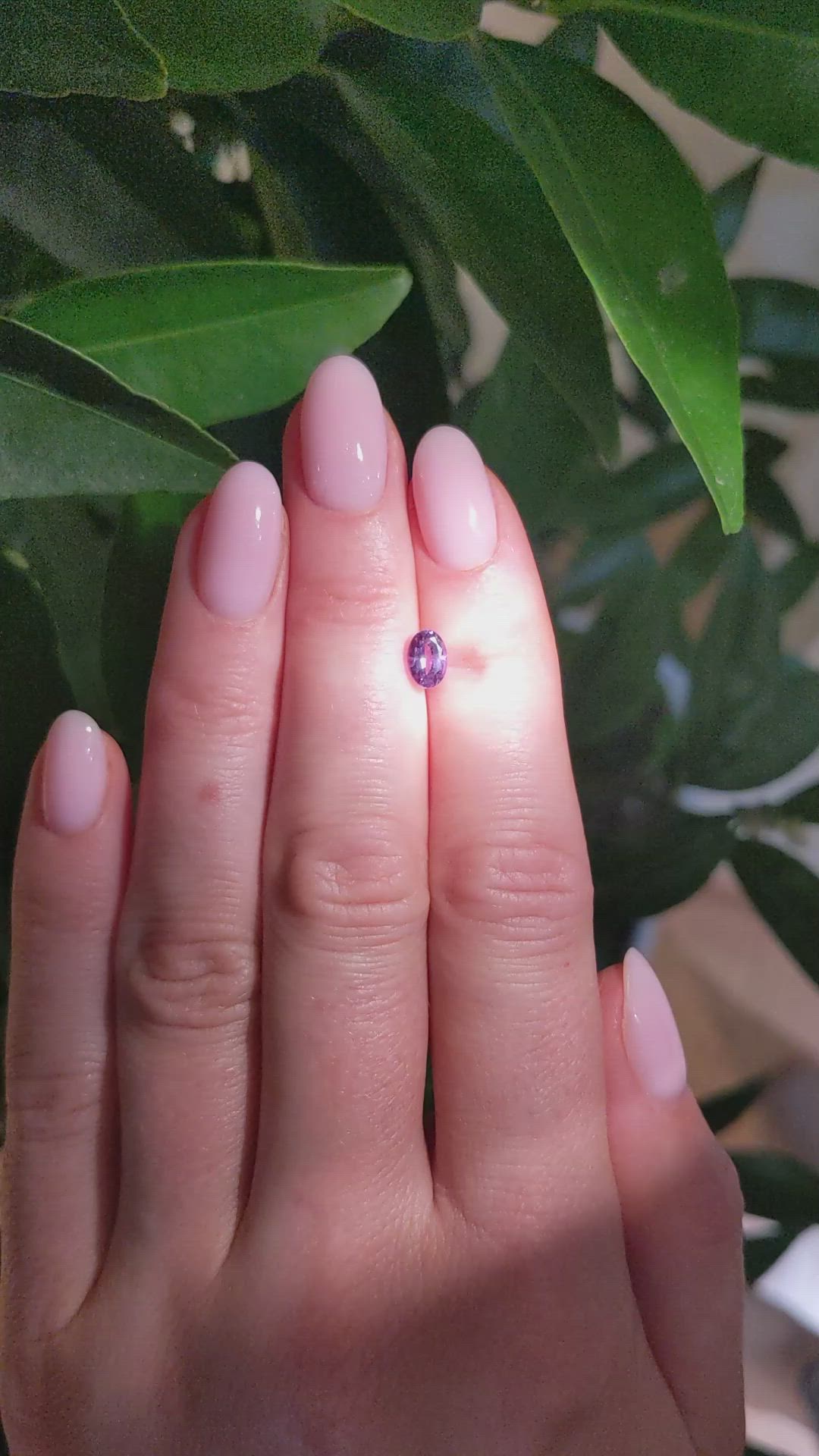 0.69 Ct. Alexandrite from Brazil Size Video