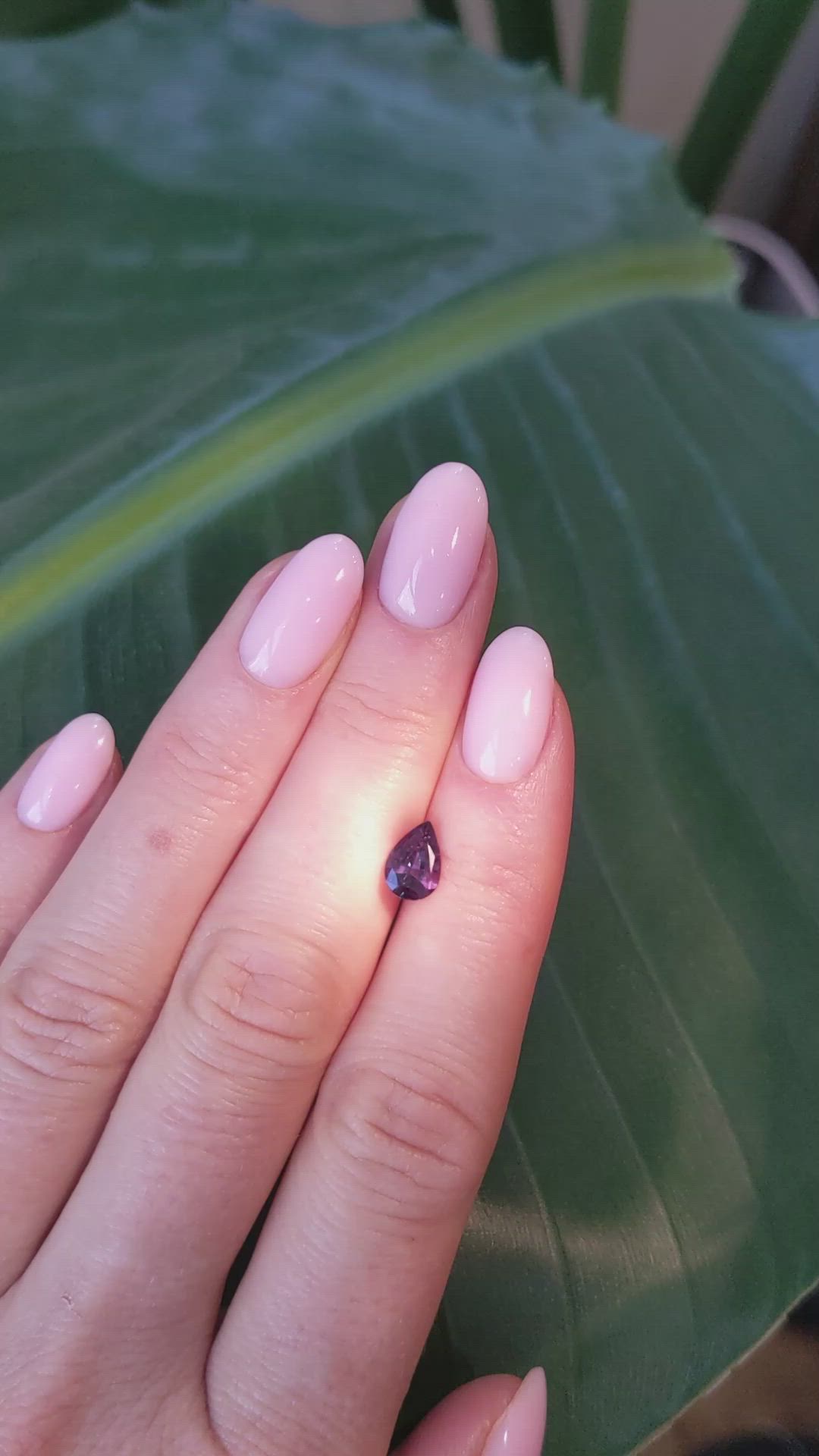 0.92 Ct. Alexandrite from Brazil Size Video