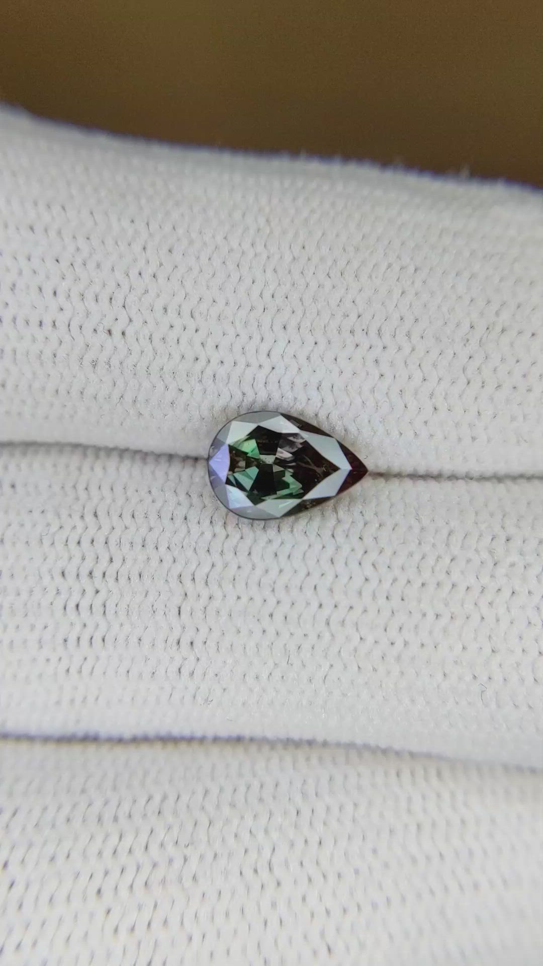 0.92 Ct. Alexandrite from Brazil Size Video