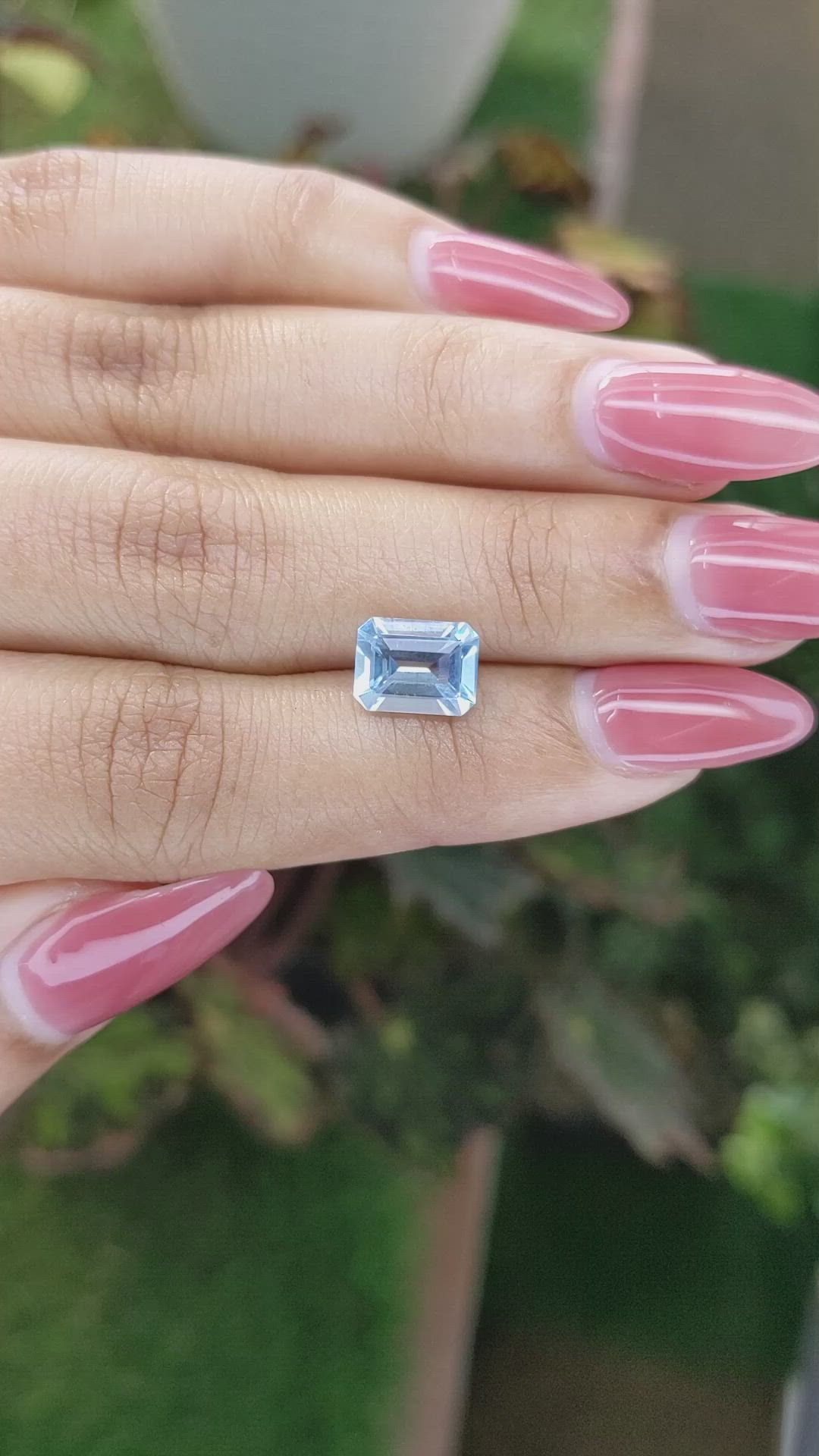 2.41 Ct. Topaz from Ceylon (Sri Lanka) Size Video