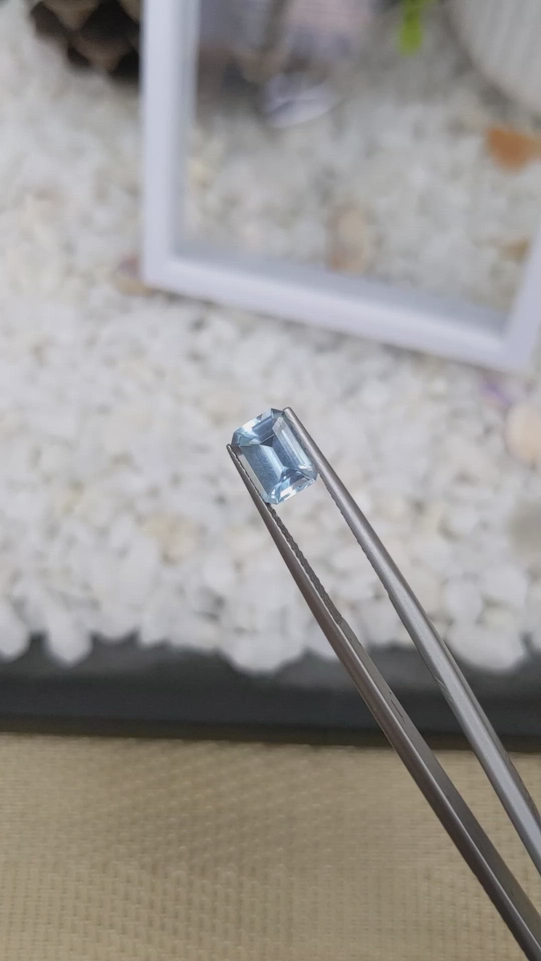 1.75 Ct. Topaz from Ceylon (Sri Lanka) Size Video
