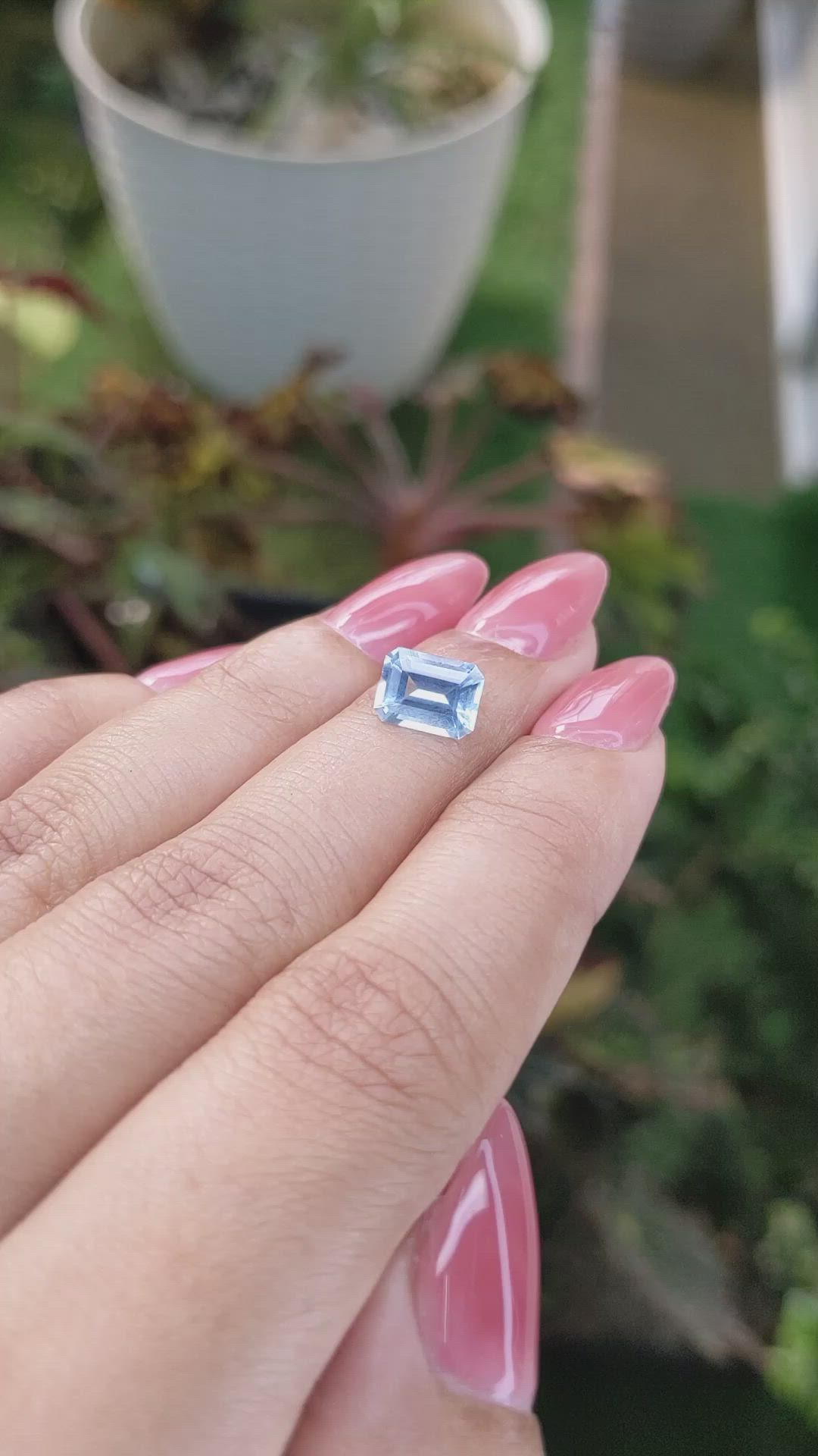 1.75 Ct. Topaz from Ceylon (Sri Lanka) Size Video