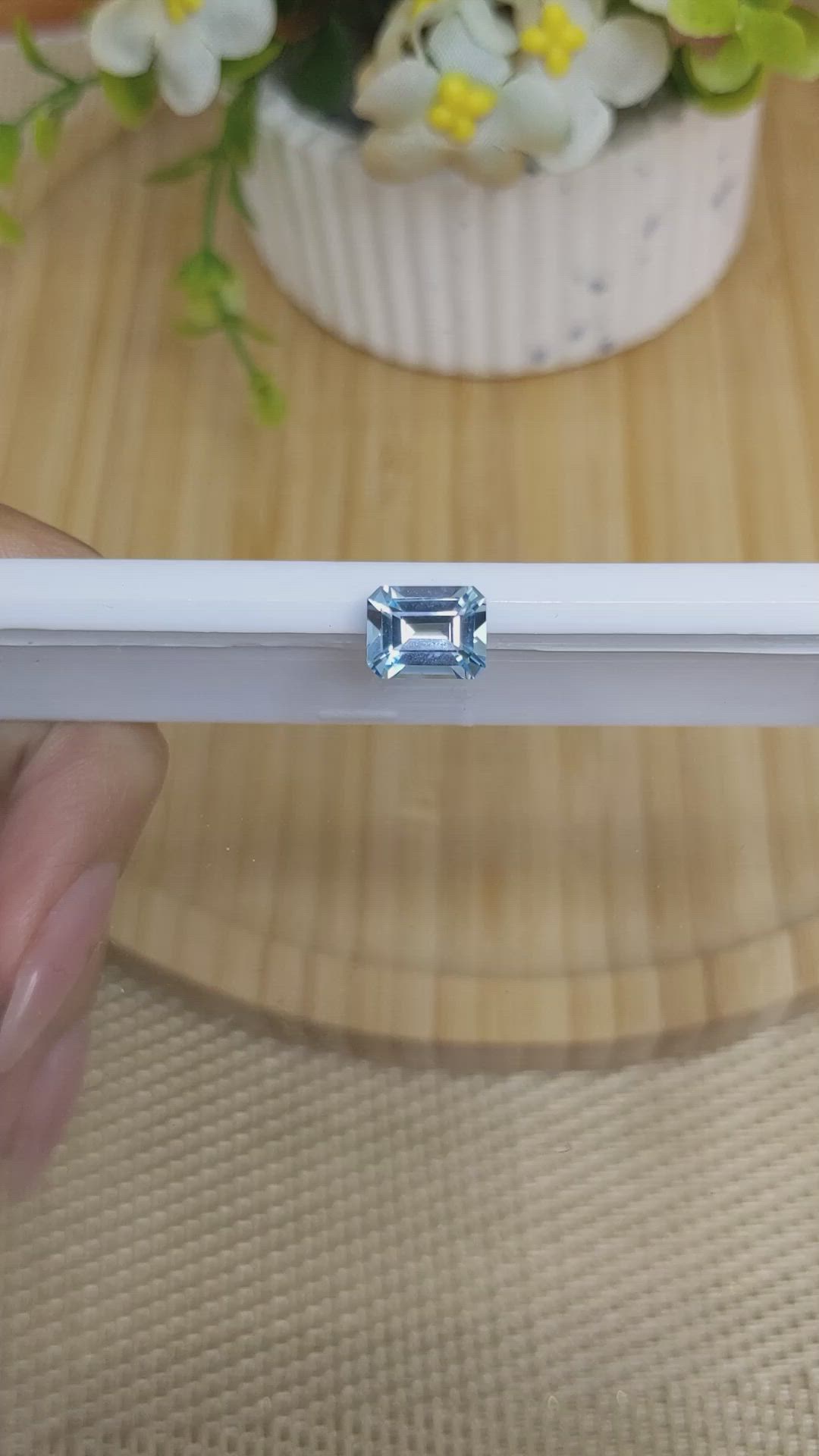 2.58 Ct. Topaz from Ceylon (Sri Lanka) Size Video