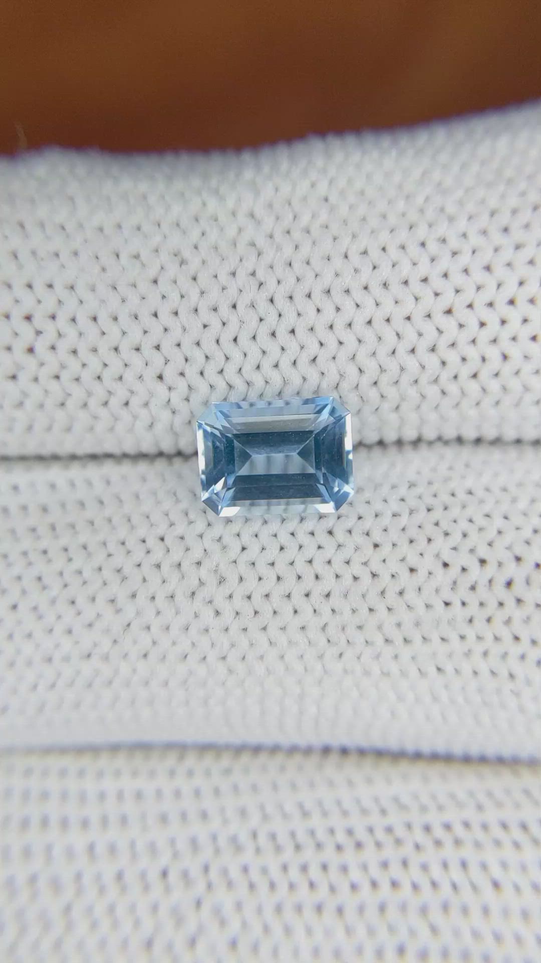 1.72 Ct. Topaz from Ceylon (Sri Lanka) Size Video