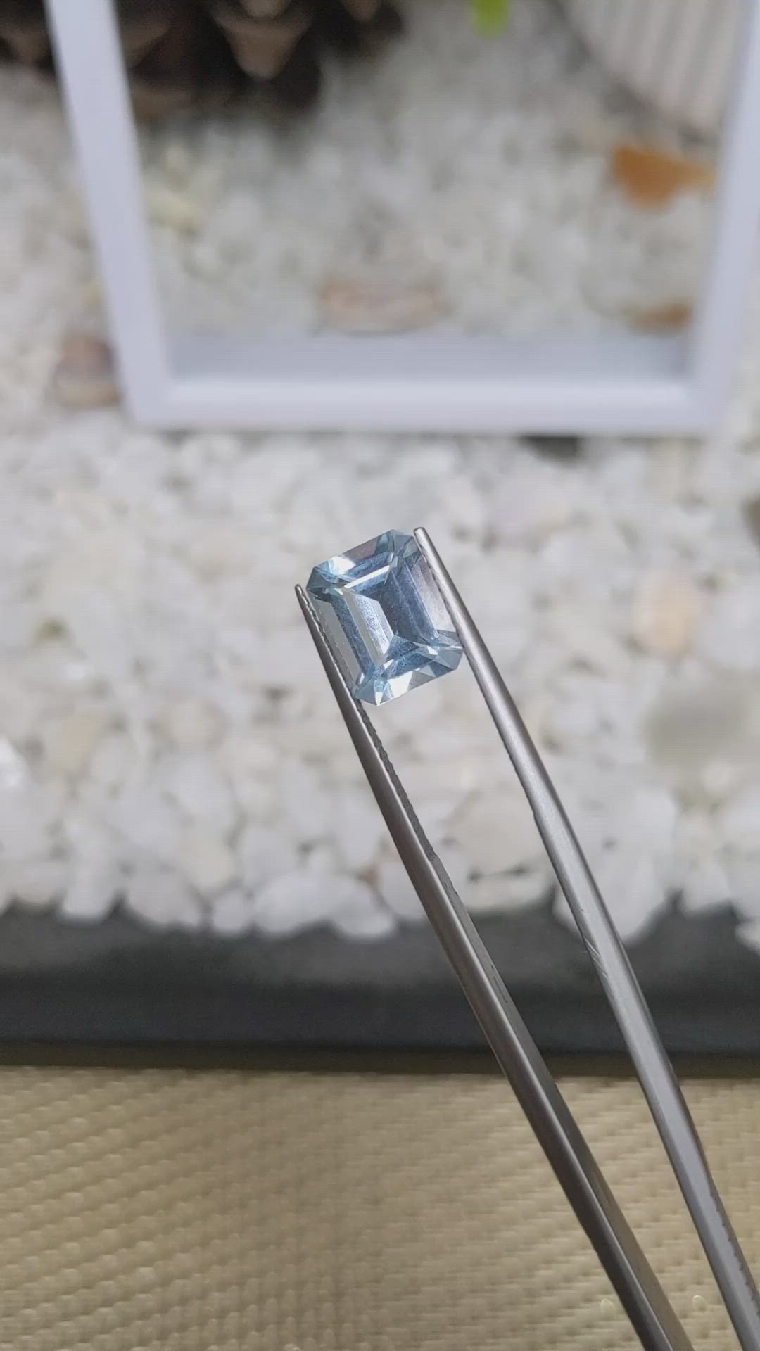 3.35 Ct. Topaz from Ceylon (Sri Lanka) Size Video