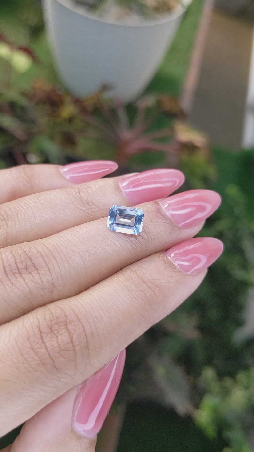 1.77 Ct. Topaz from Ceylon (Sri Lanka) Size Video