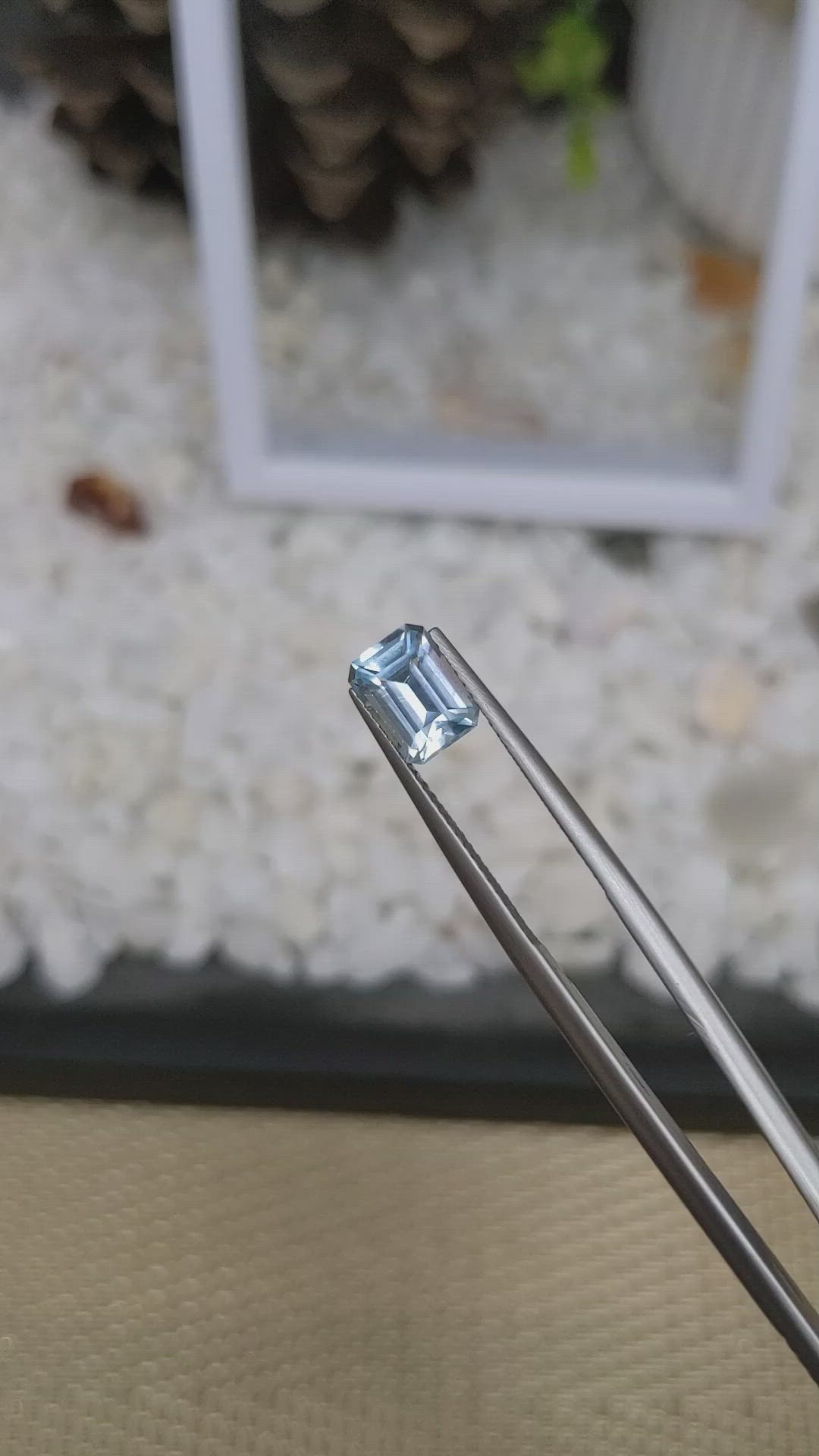 1.69 Ct. Topaz from Ceylon (Sri Lanka) Size Video