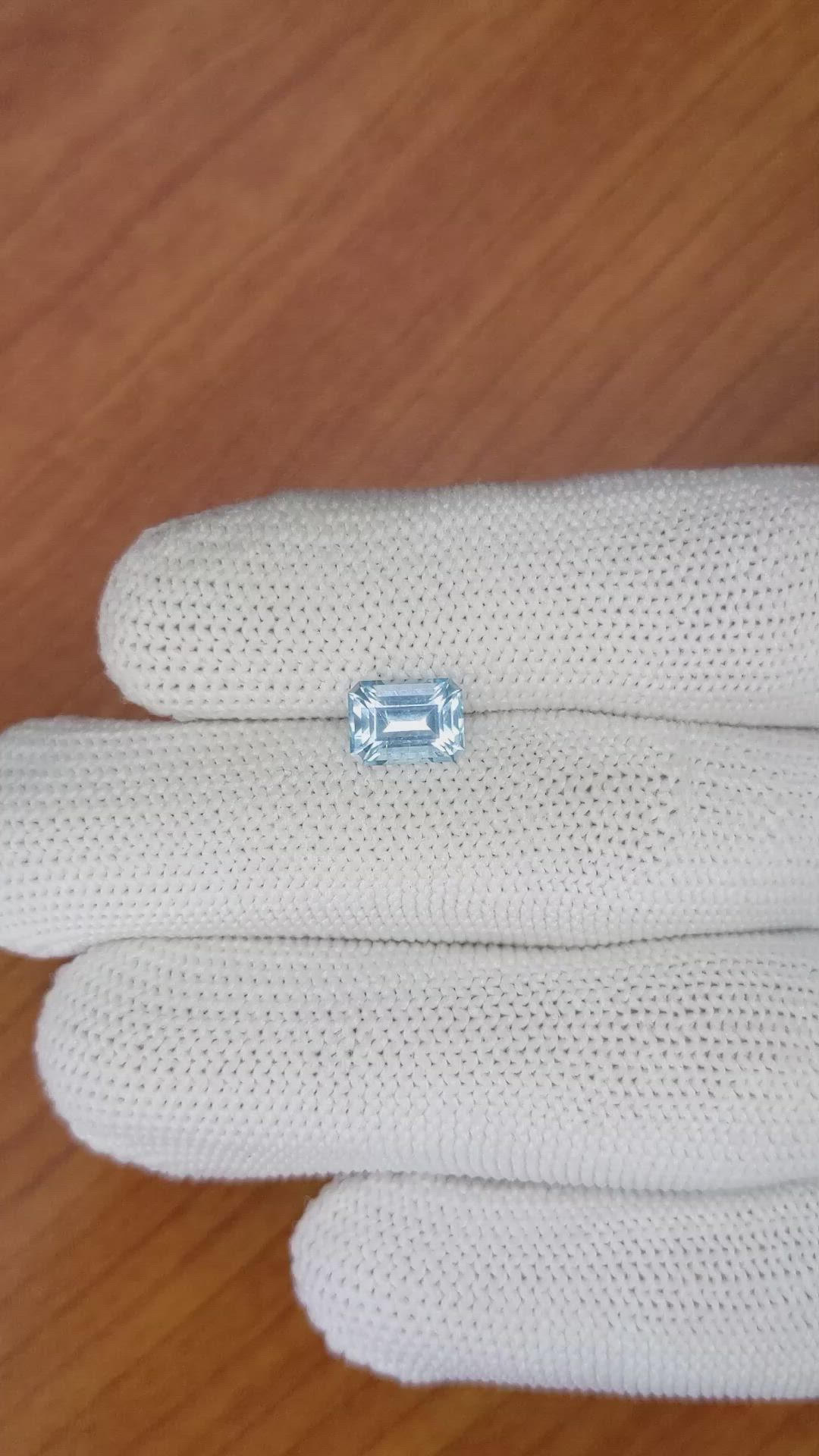 1.69 Ct. Topaz from Ceylon (Sri Lanka) Size Video