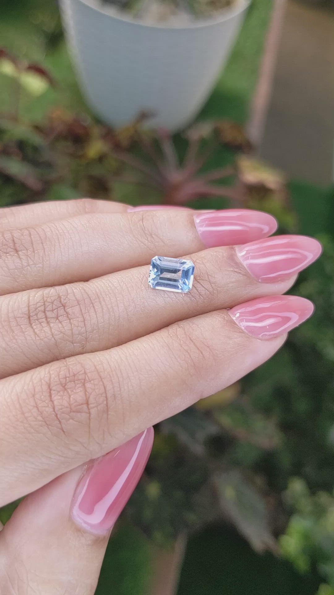 1.69 Ct. Topaz from Ceylon (Sri Lanka) Size Video