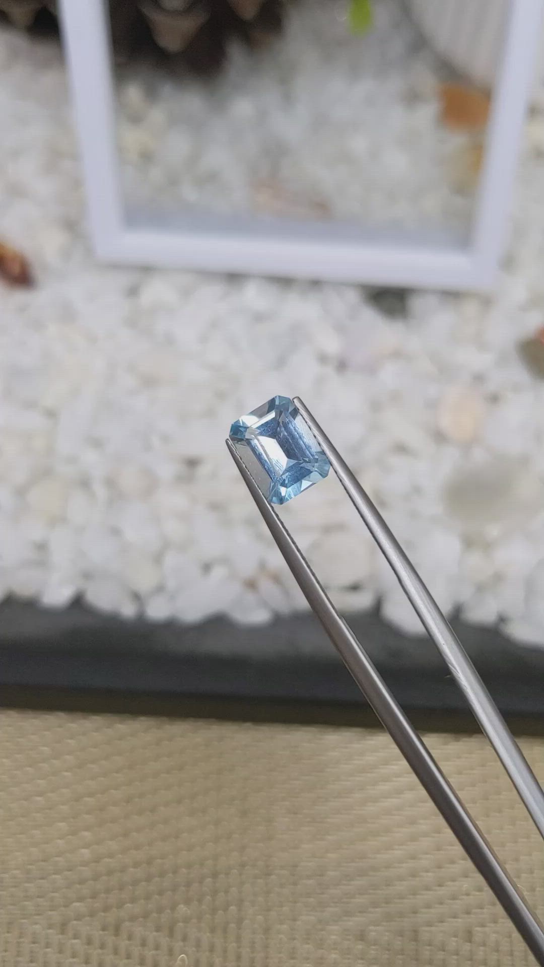 2.41 Ct. Topaz from Ceylon (Sri Lanka) Size Video