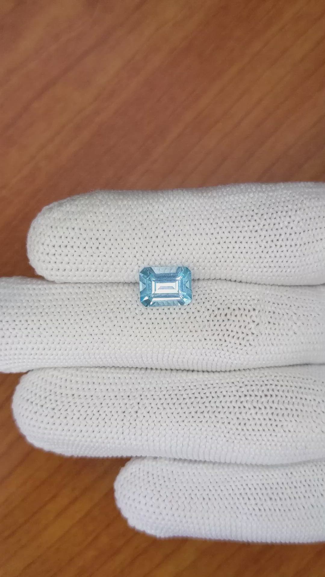 2.41 Ct. Topaz from Ceylon (Sri Lanka) Size Video