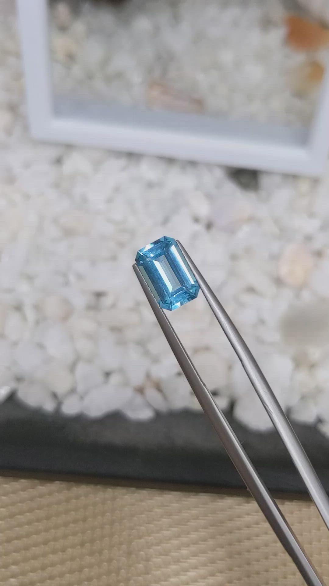 2.26 Ct. Topaz from Ceylon (Sri Lanka) Size Video