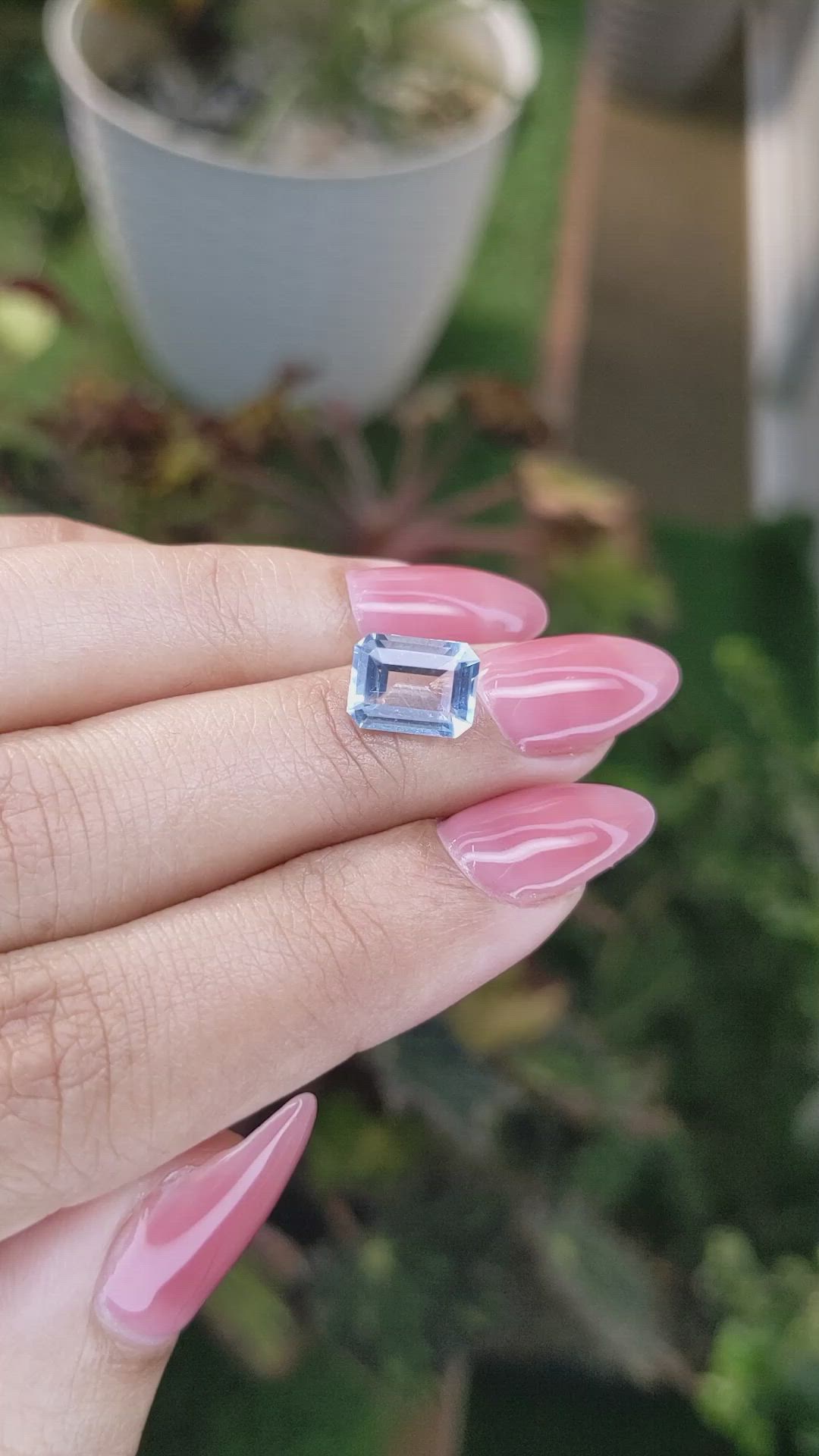 2.38 Ct. Topaz from Ceylon (Sri Lanka) Size Video