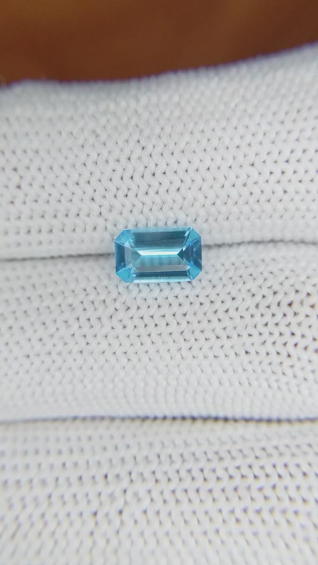 1.11 Ct. Topaz from Ceylon (Sri Lanka) Size Video
