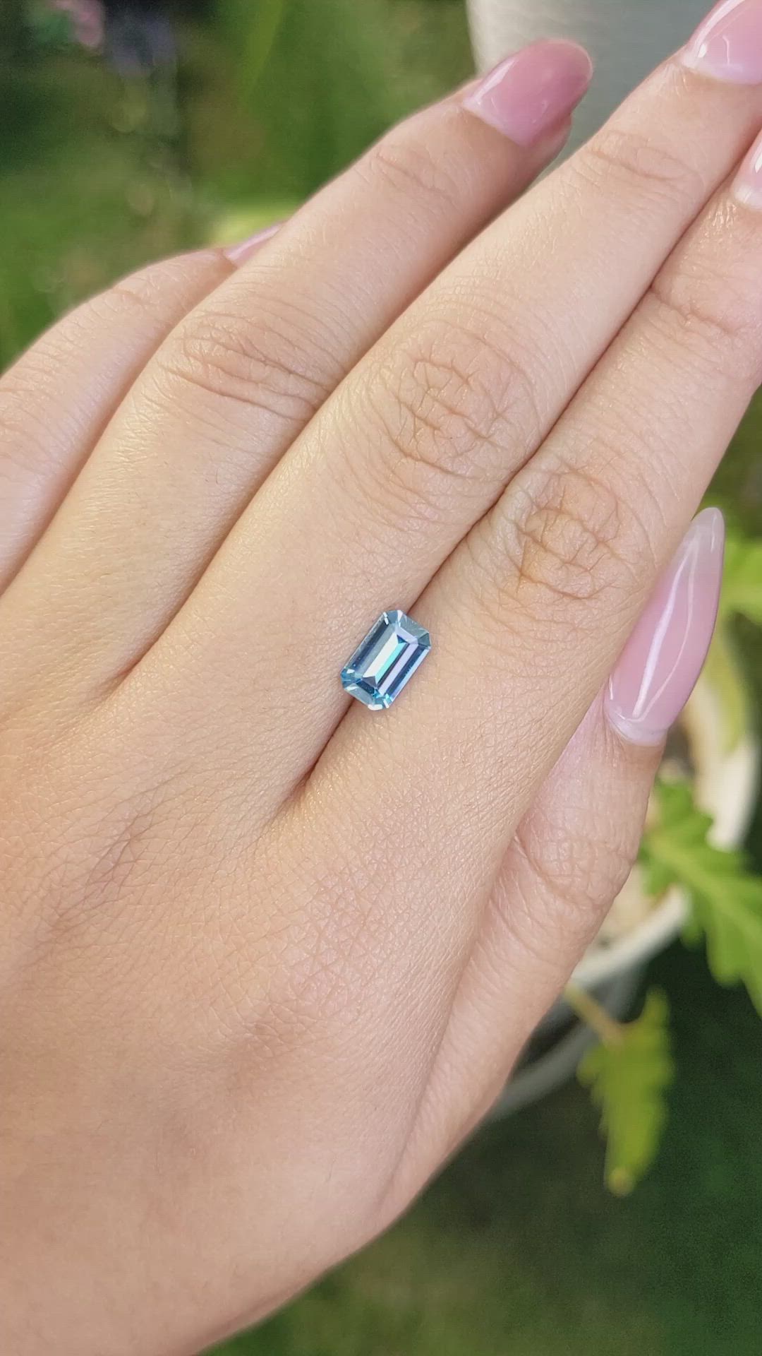 1.11 Ct. Topaz from Ceylon (Sri Lanka) Size Video