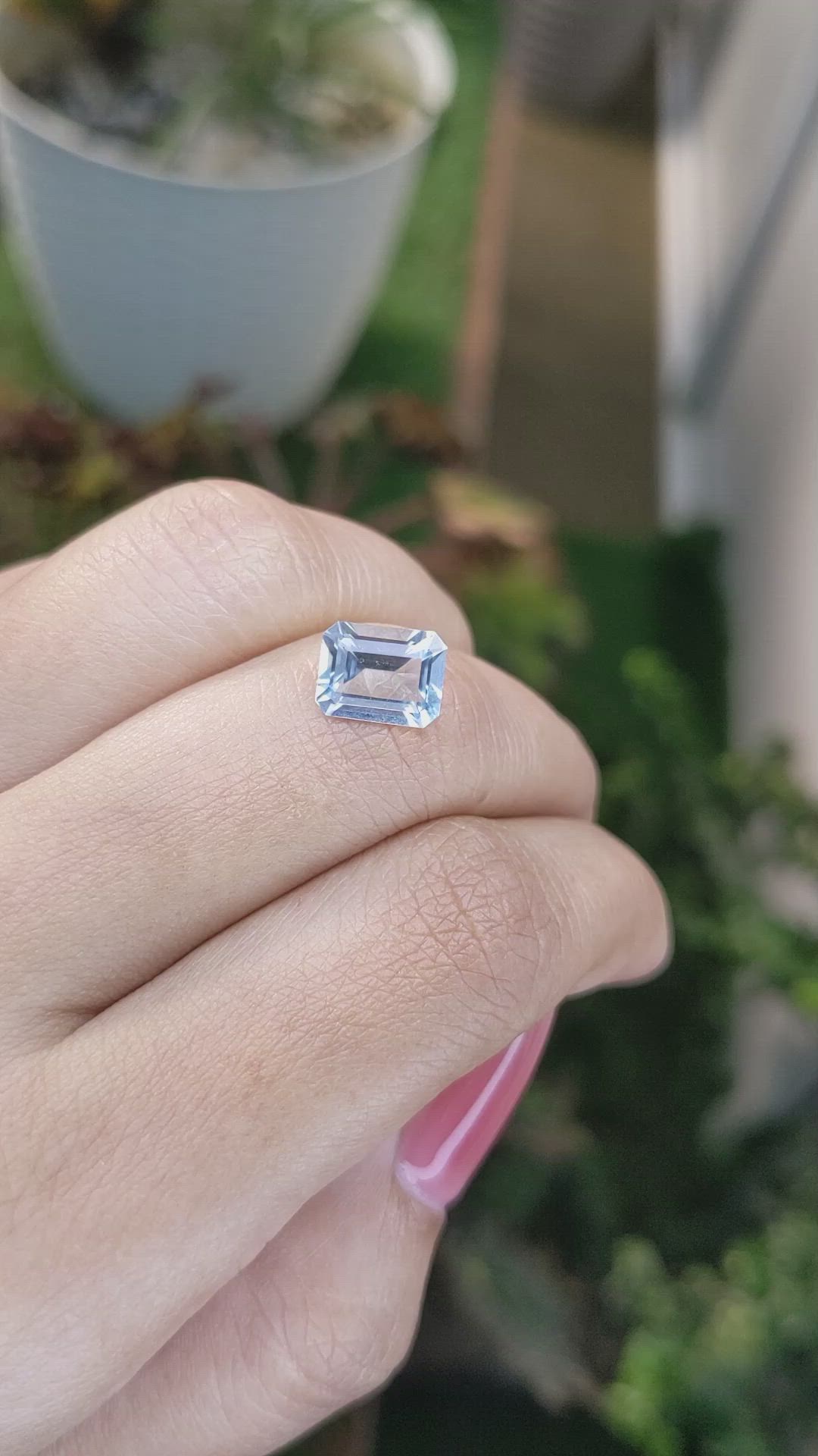 2.33 Ct. Topaz from Ceylon (Sri Lanka) Size Video