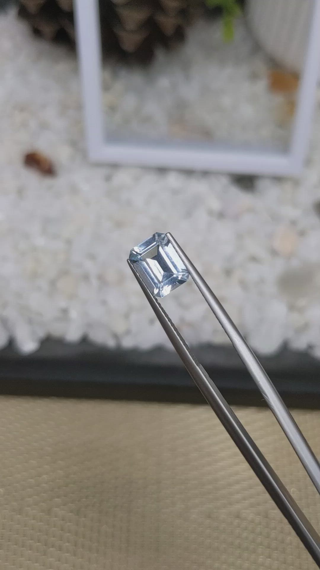 2.33 Ct. Topaz from Ceylon (Sri Lanka) Size Video