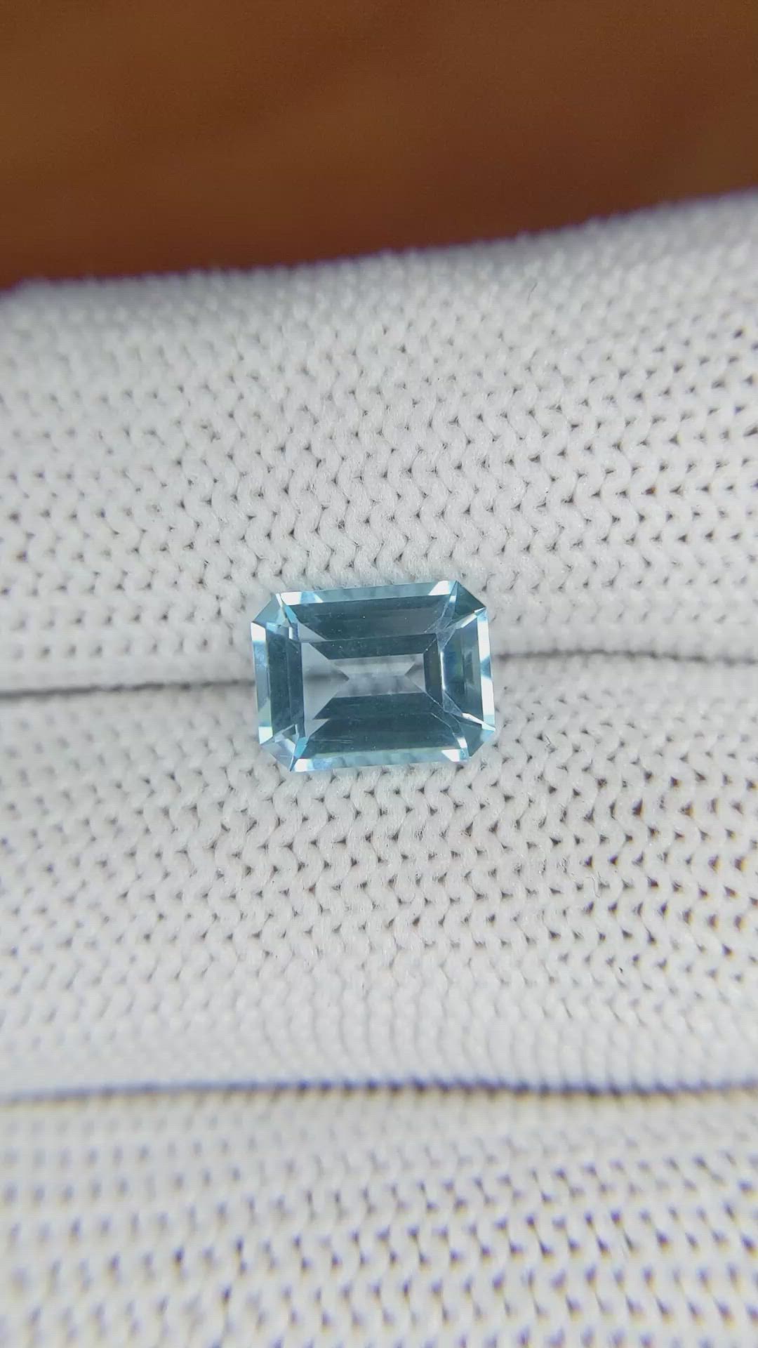 2.33 Ct. Topaz from Ceylon (Sri Lanka) Size Video