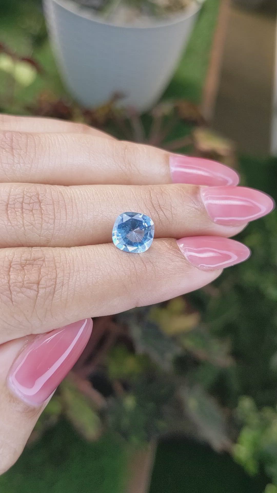 2.45 Ct. Topaz from Ceylon (Sri Lanka) Size Video