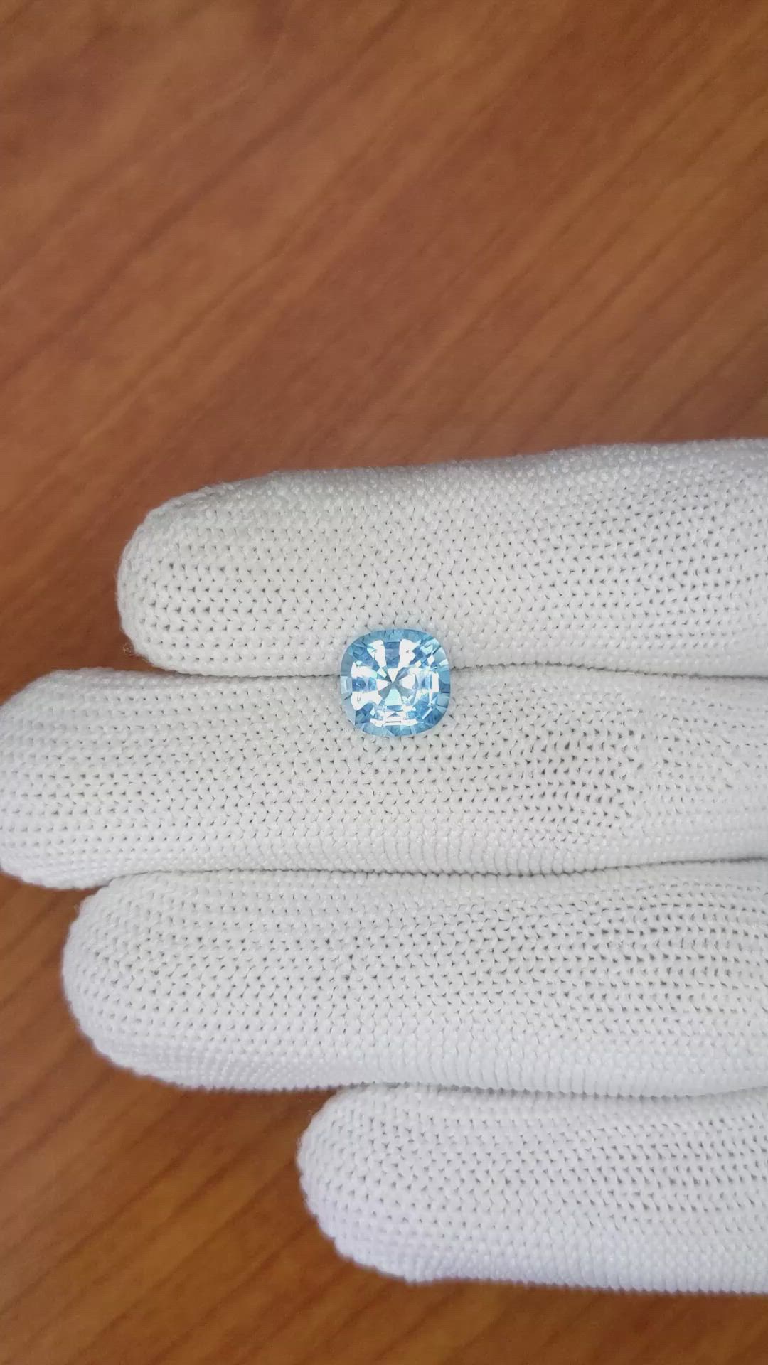 2.45 Ct. Topaz from Ceylon (Sri Lanka) Size Video