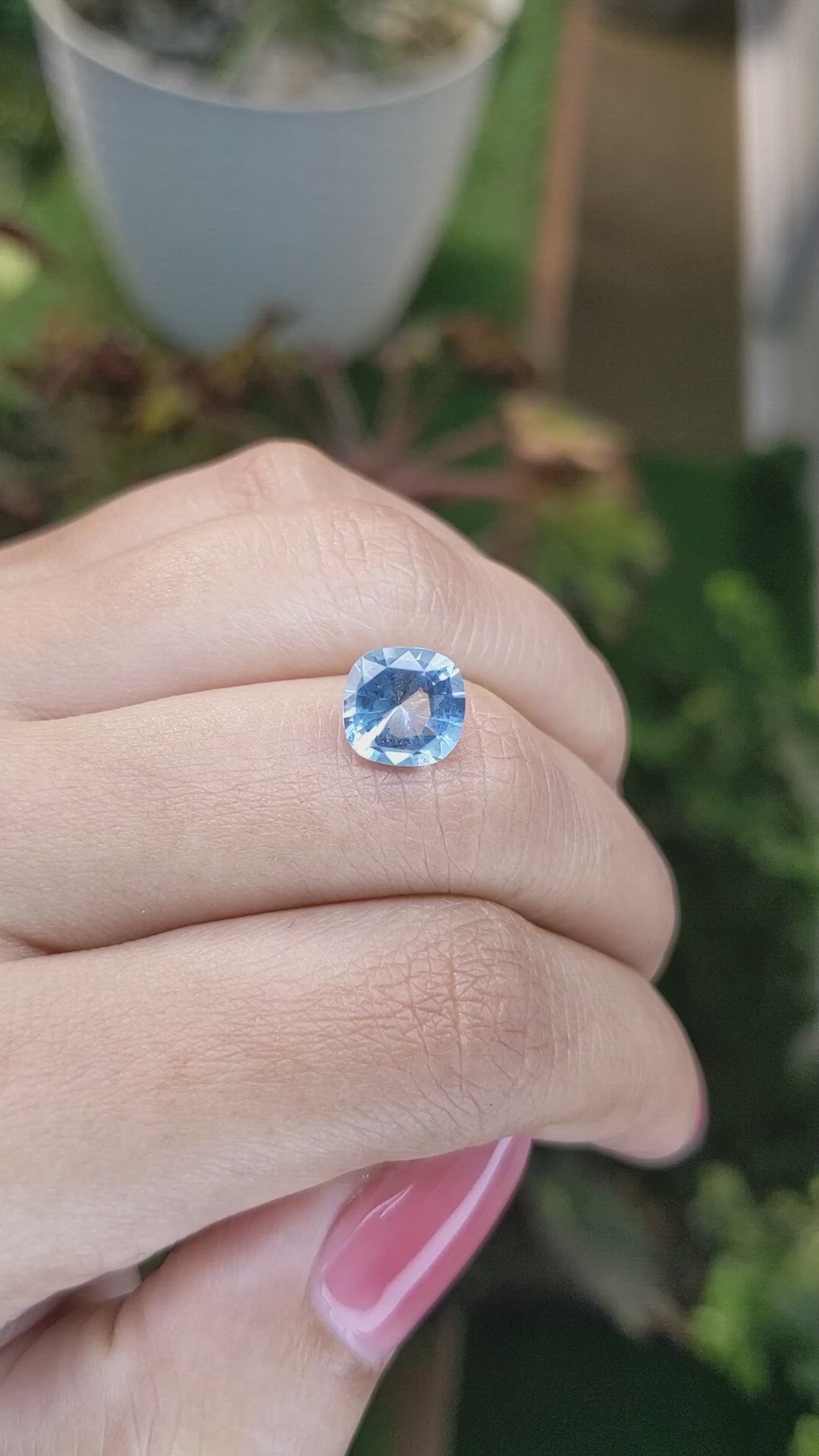 2.45 Ct. Topaz from Ceylon (Sri Lanka) Size Video