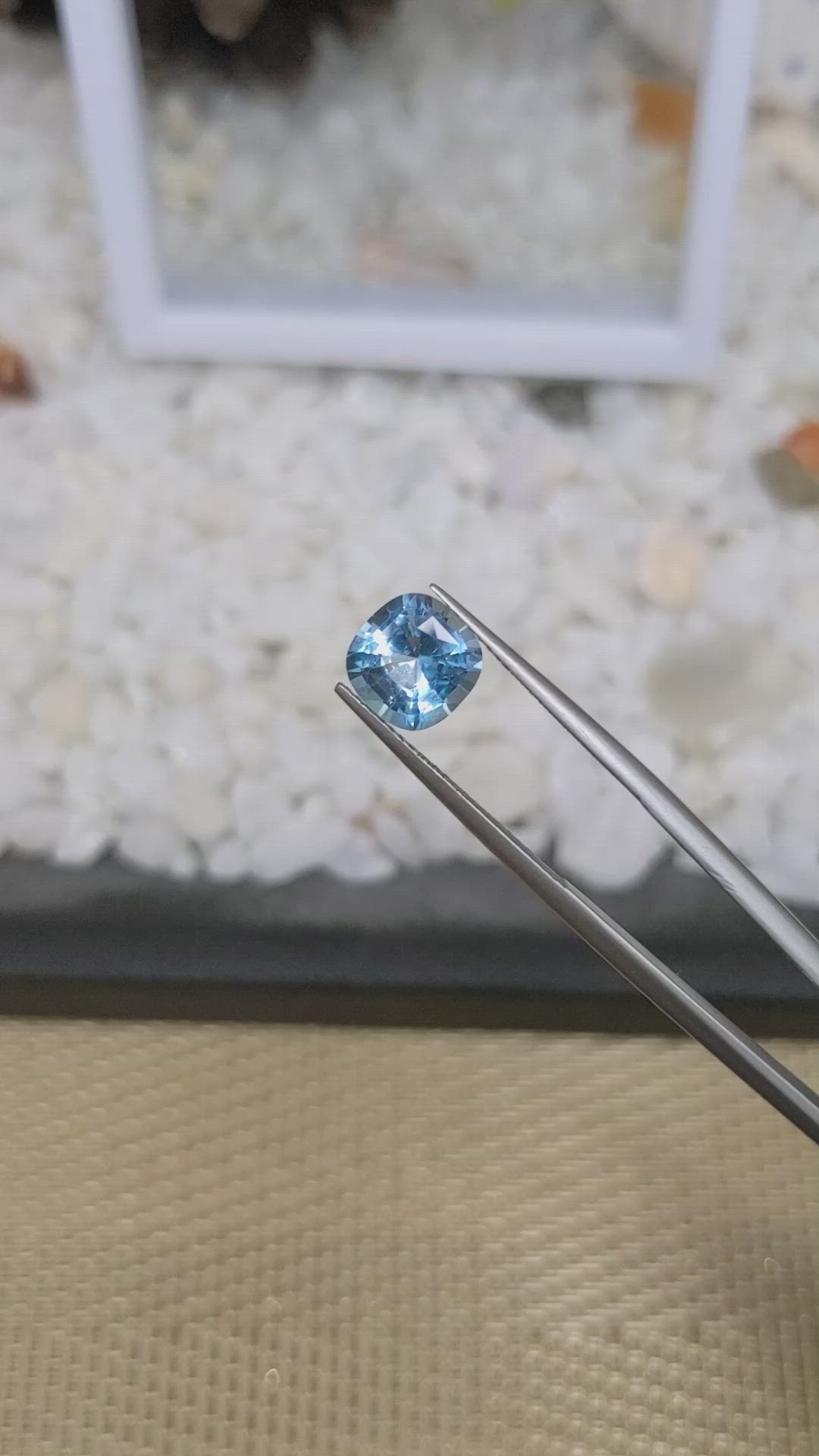 2.45 Ct. Topaz from Ceylon (Sri Lanka) Size Video
