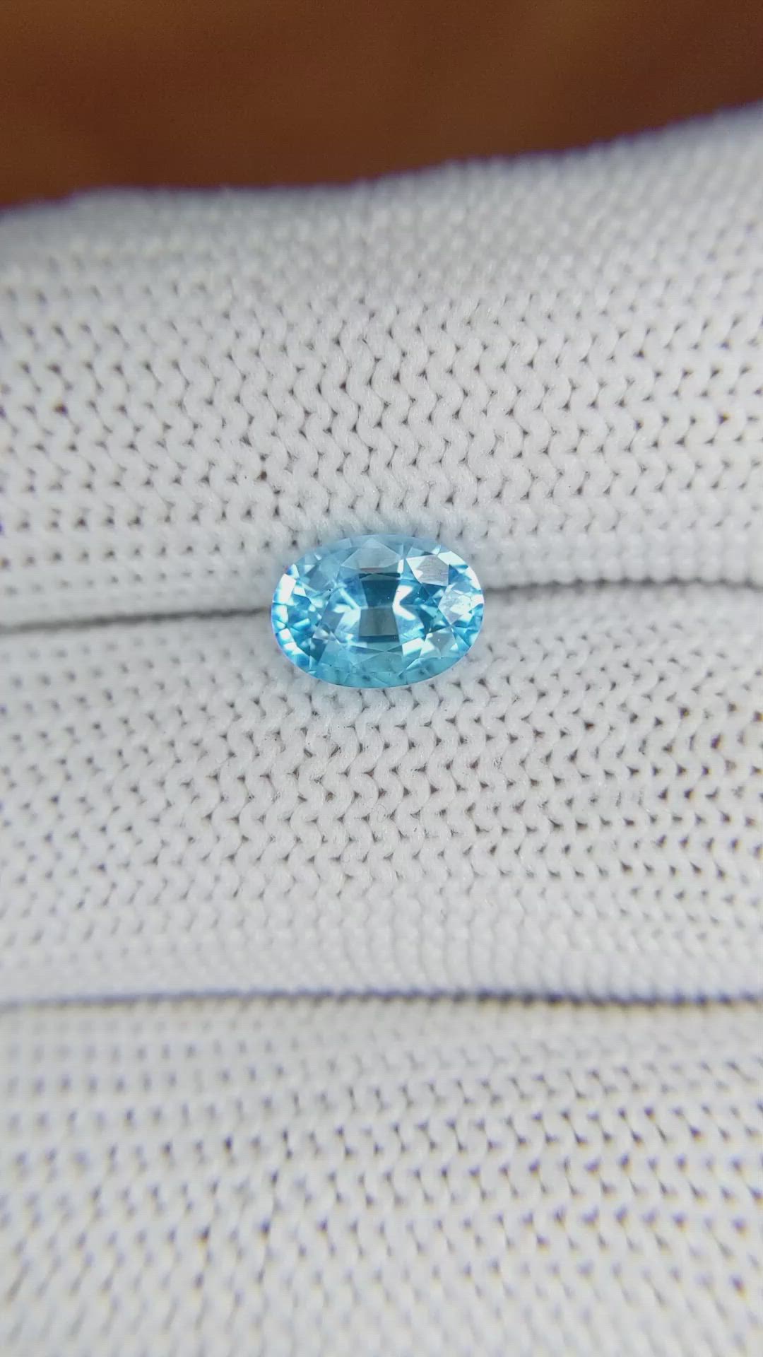 1.63 Ct. Topaz from Ceylon (Sri Lanka) Size Video