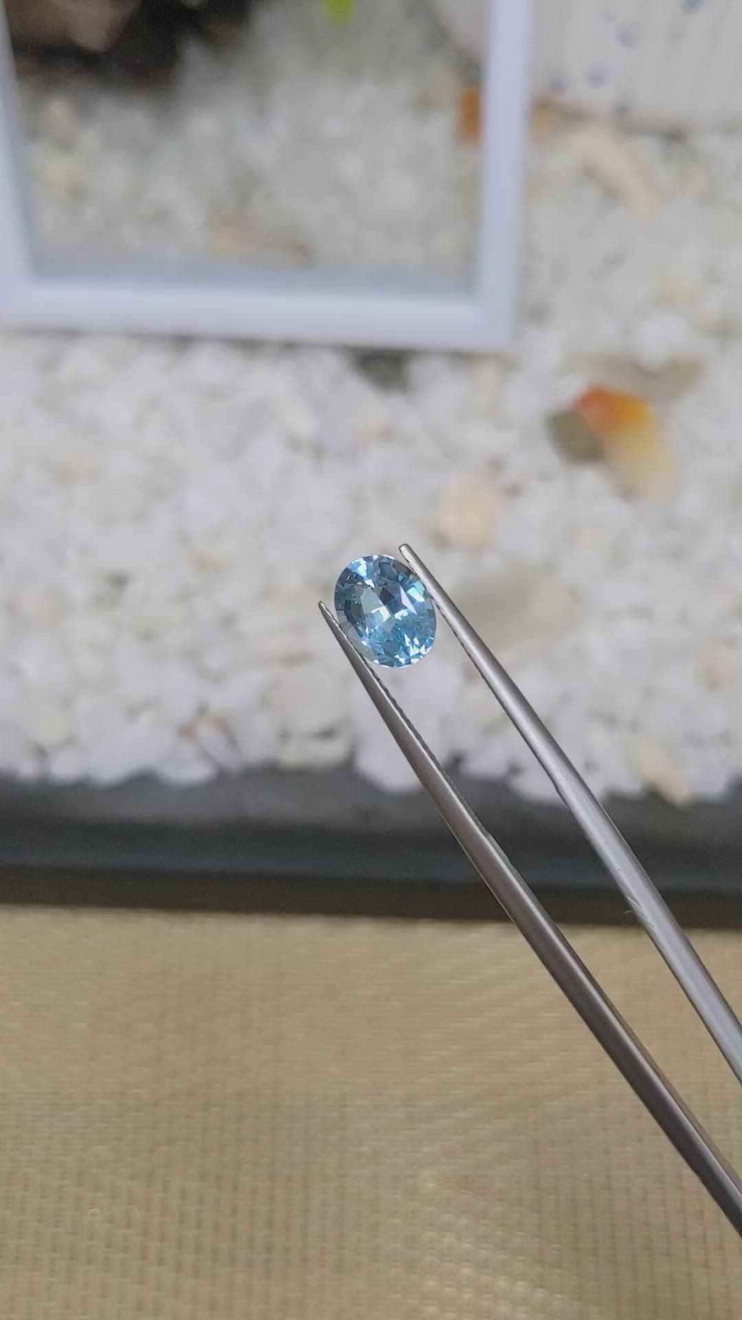 1.69 Ct. Topaz from Ceylon (Sri Lanka) Size Video