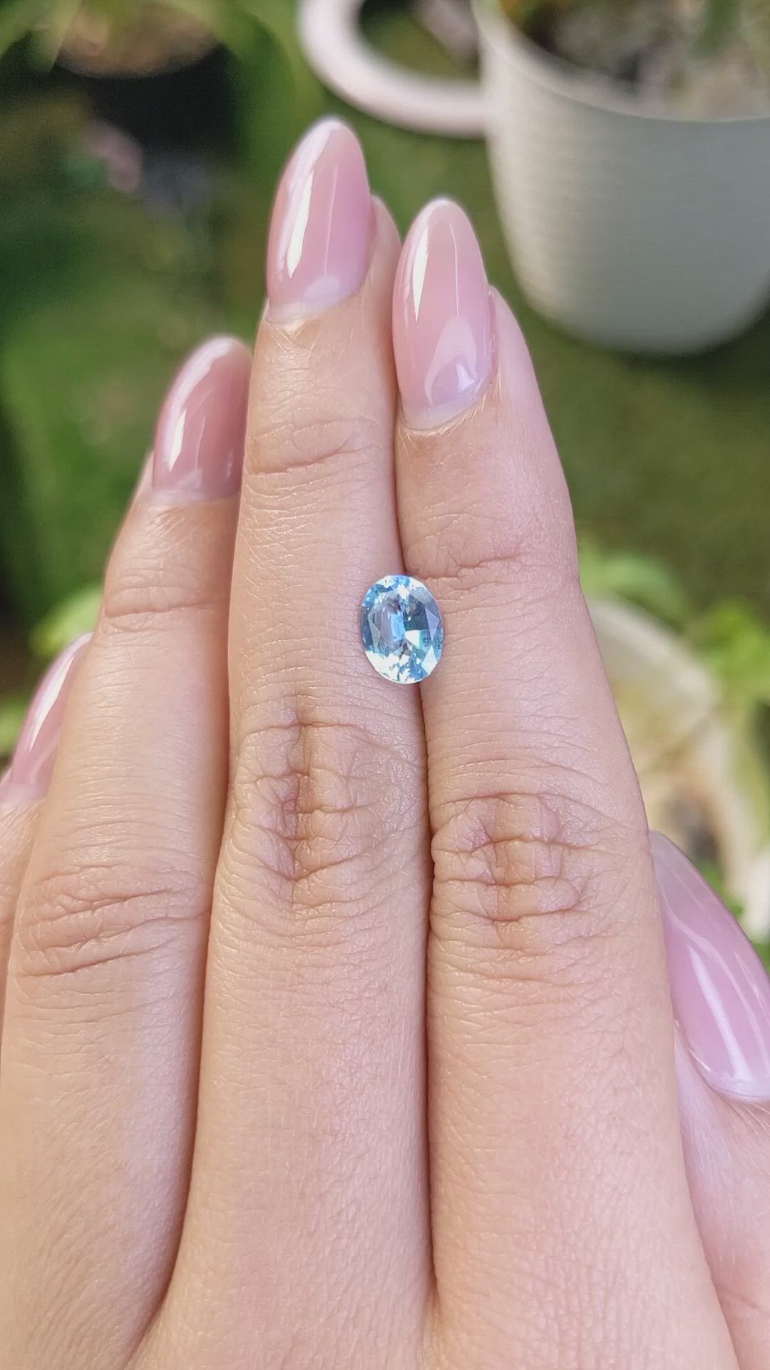 1.14 Ct. Topaz from Ceylon (Sri Lanka) Size Video