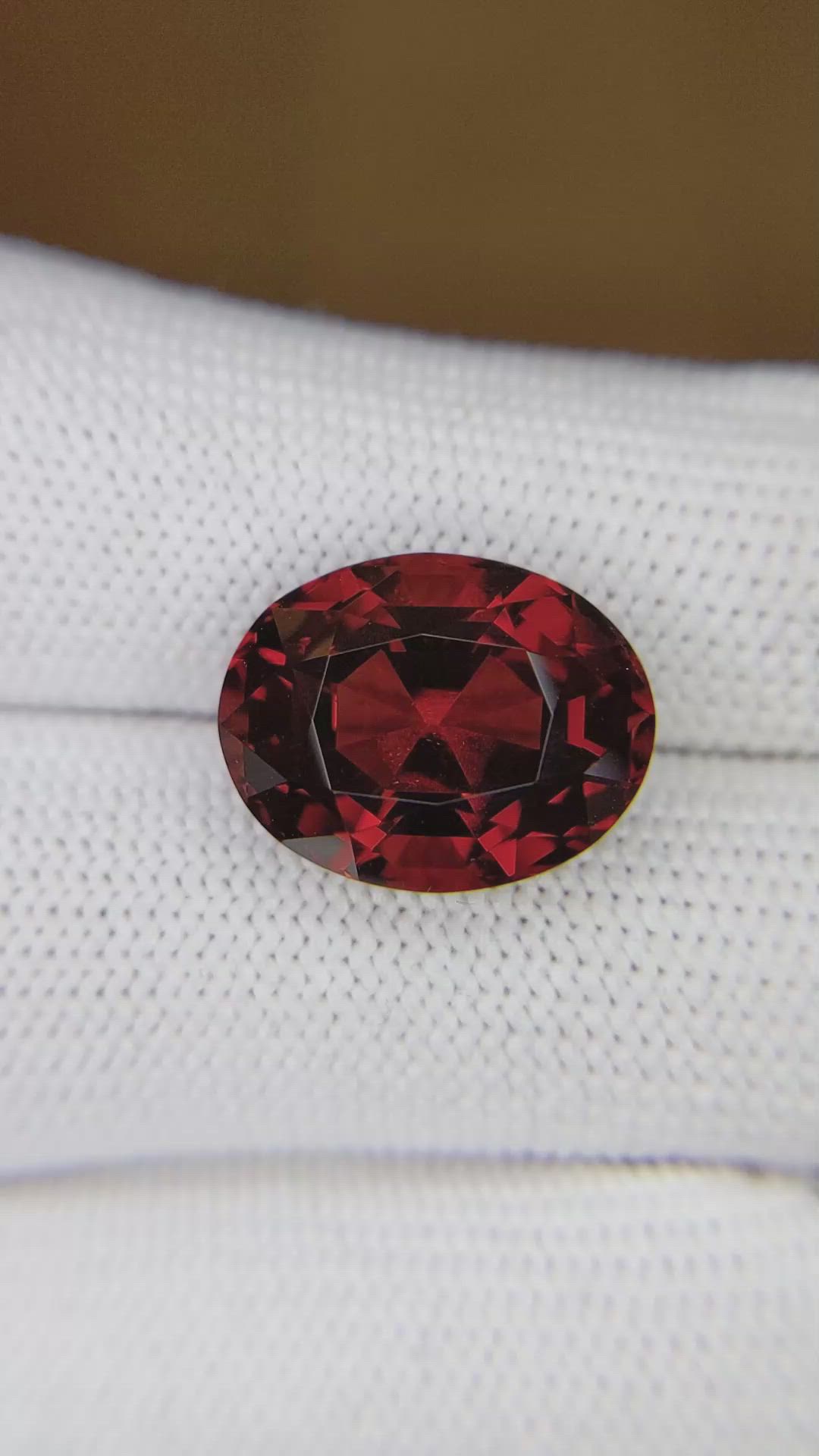 13.30 Ct. Garnet from Ceylon (Sri Lanka) Size Video