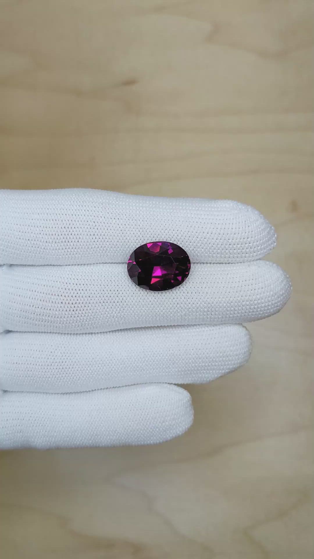 11.83 Ct. Garnet from Ceylon (Sri Lanka) Size Video