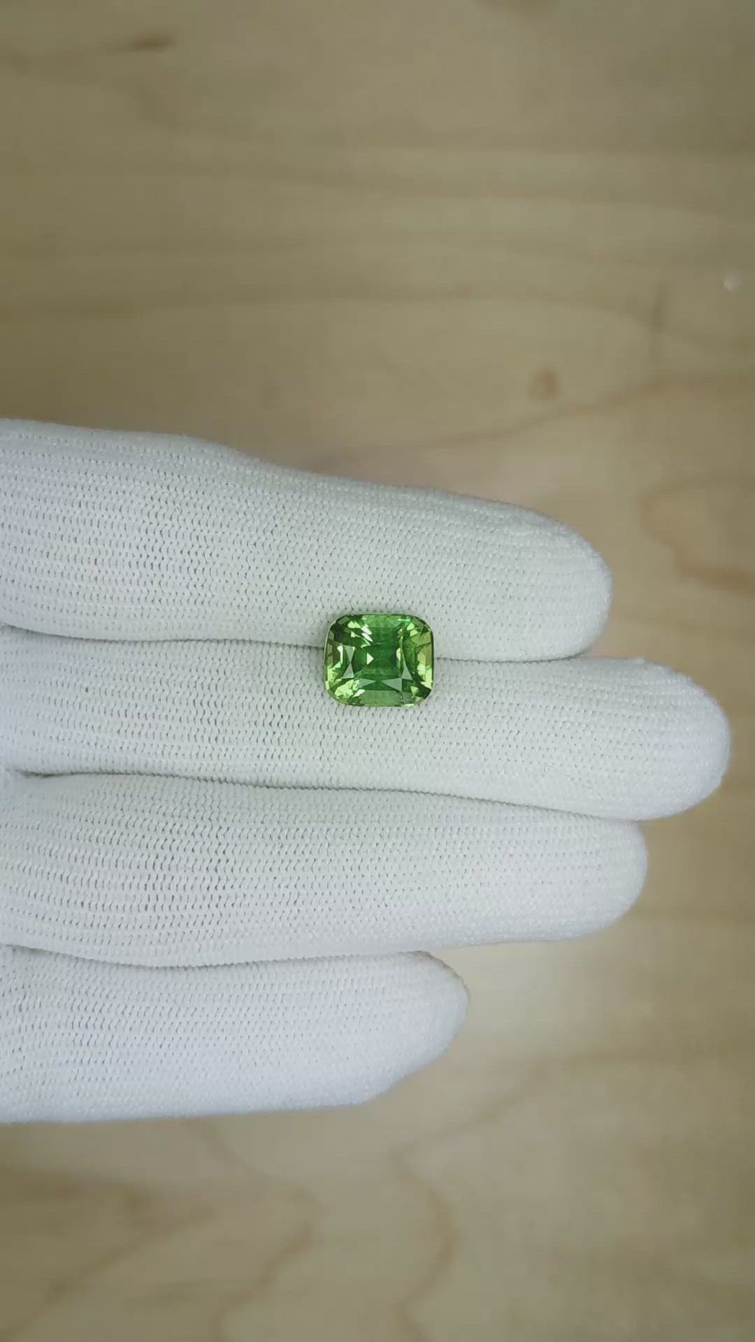 4.17 Ct. Tourmaline from Ceylon (Sri Lanka) Size Video