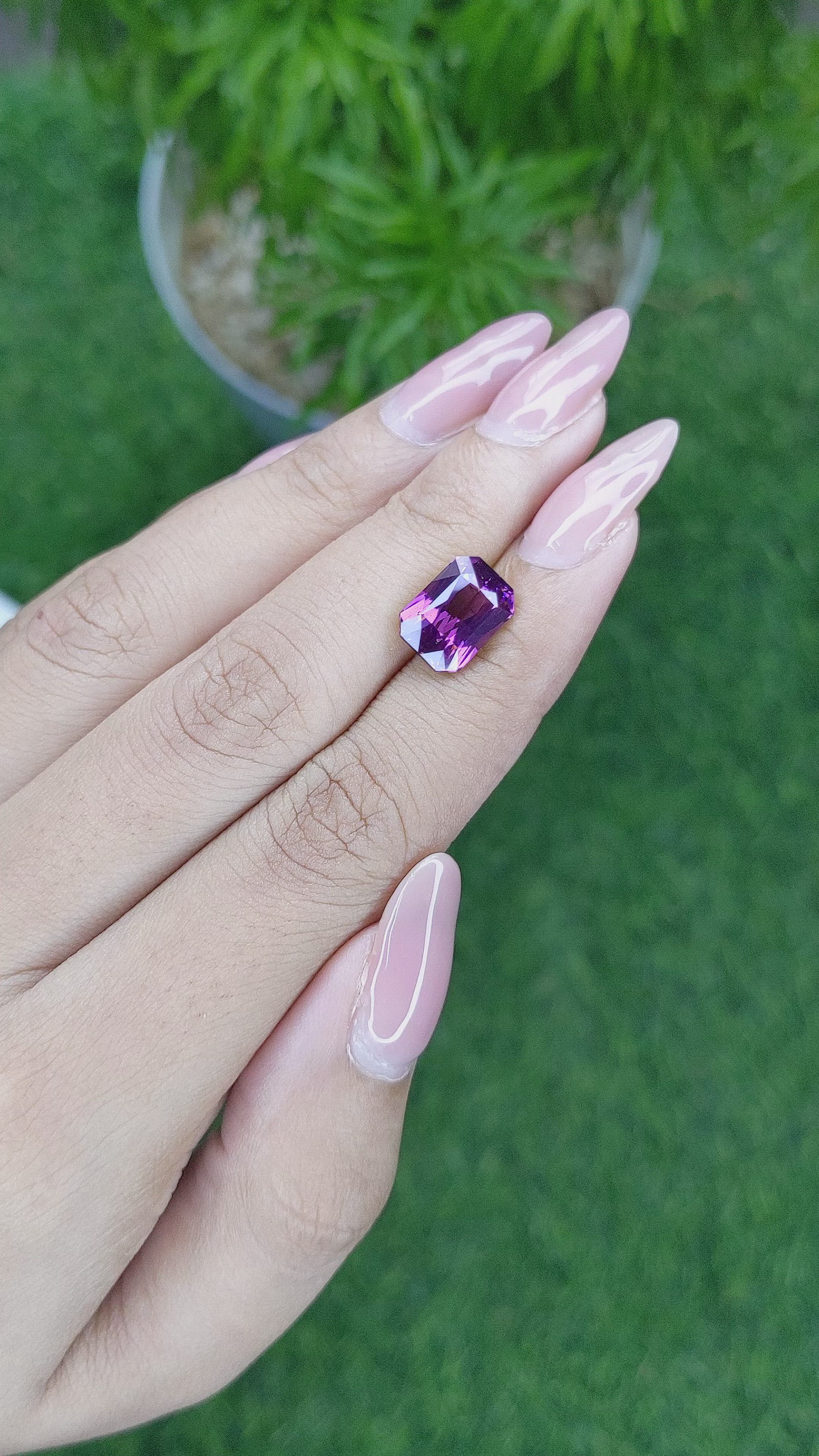 4.69 Ct. Spinel from Tanzania Size Video