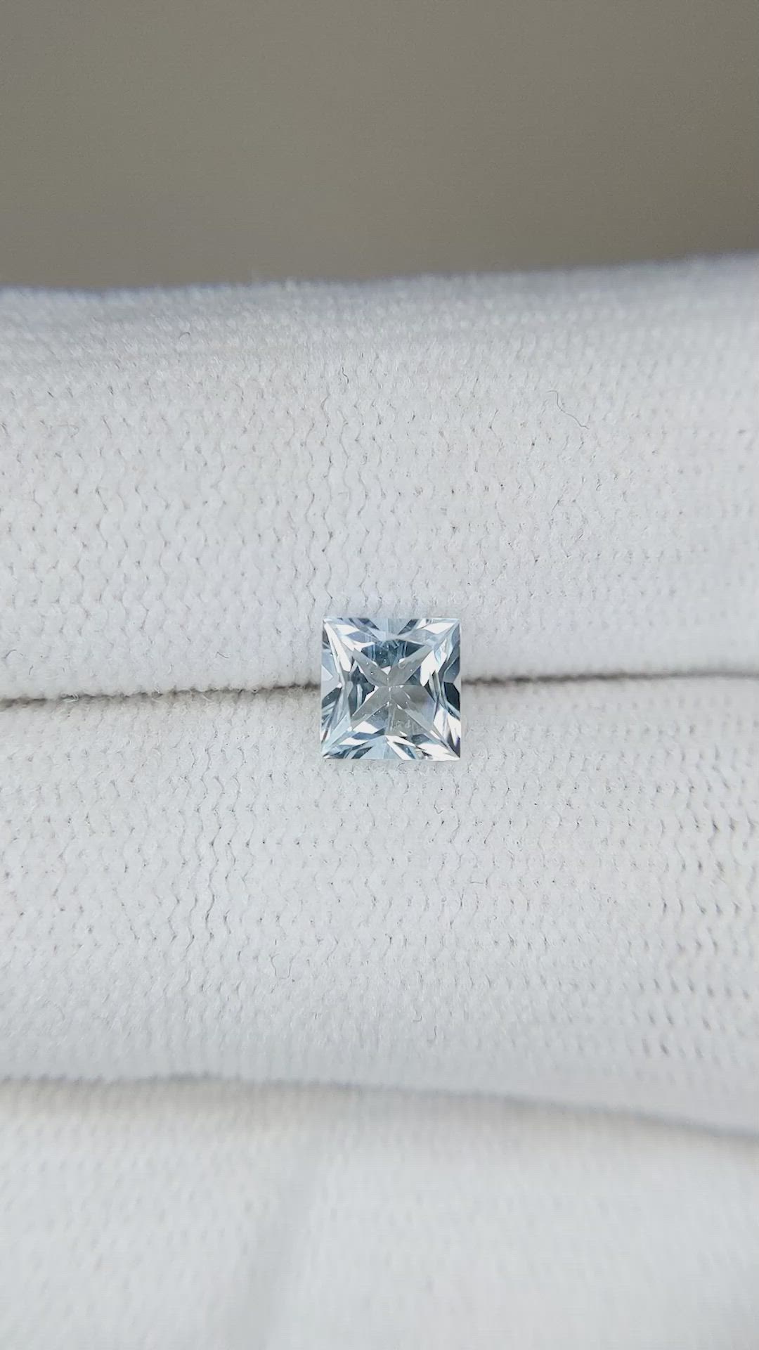 0.53 Ct. Aquamarine from Brazil Size Video