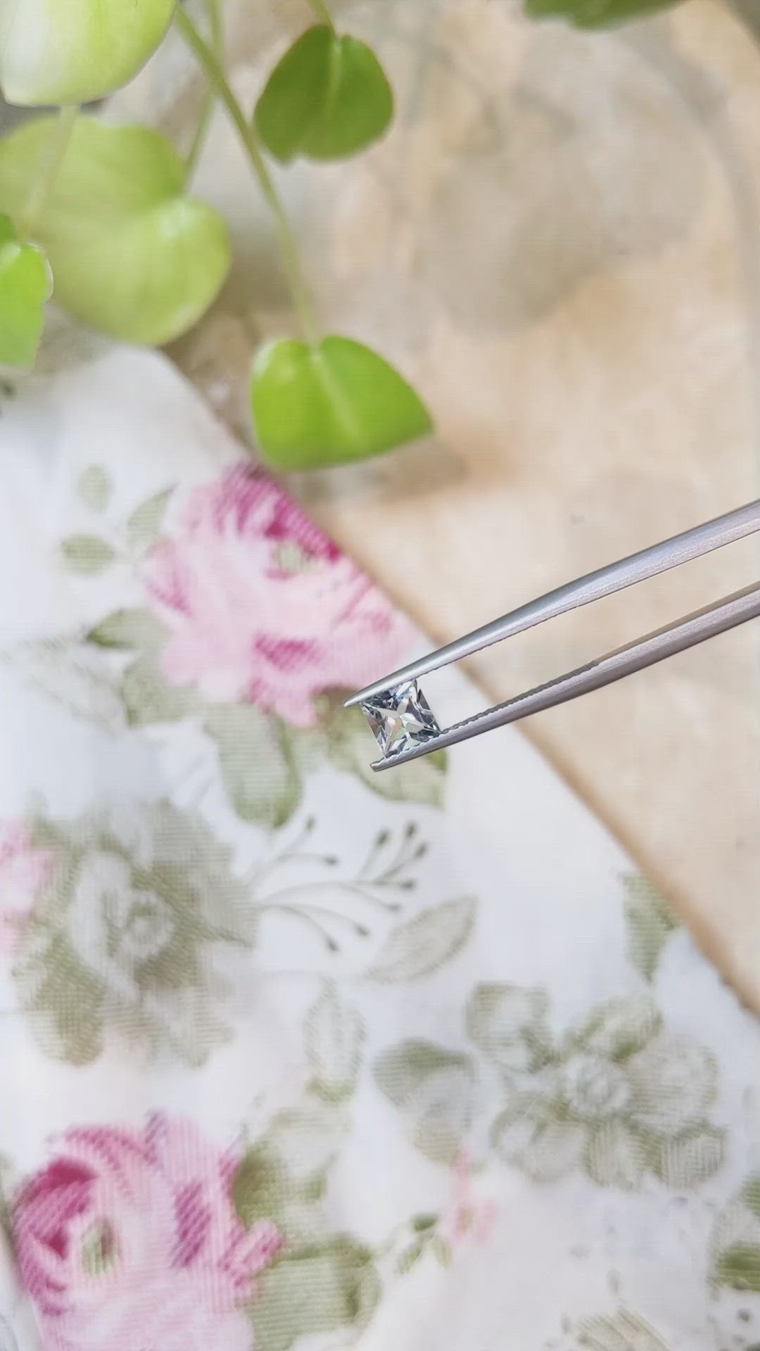 0.53 Ct. Aquamarine from Brazil Size Video