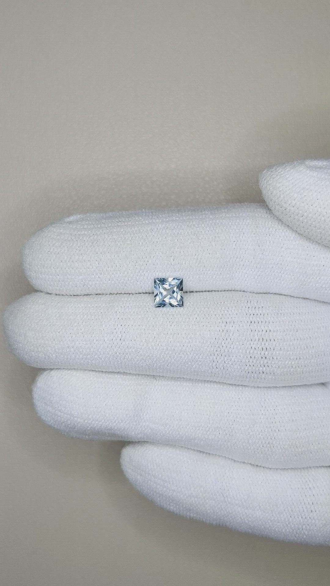 0.53 Ct. Aquamarine from Brazil Size Video