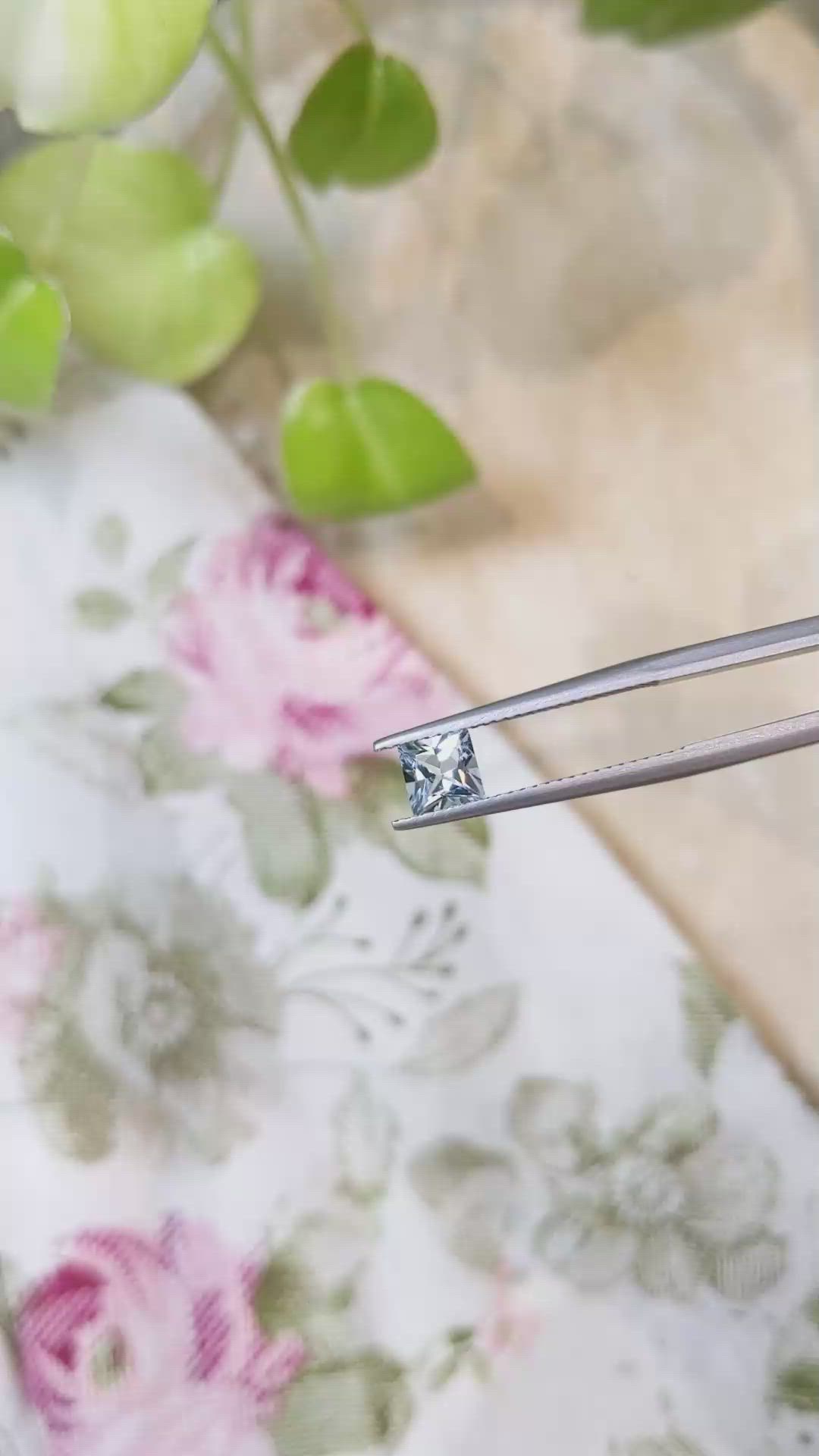 0.62 Ct. Aquamarine from Brazil Size Video