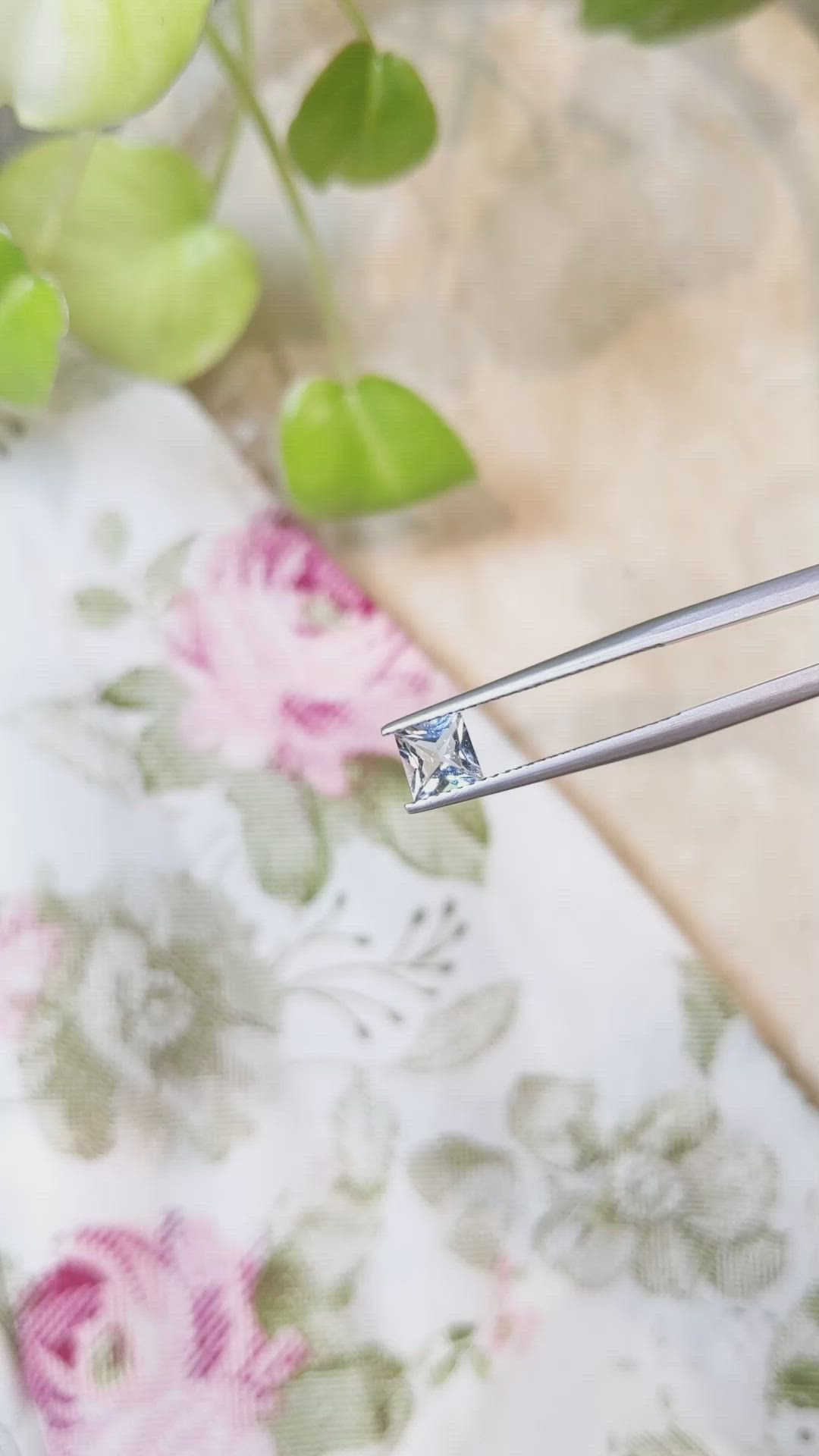 0.53 Ct. Aquamarine from Brazil Size Video