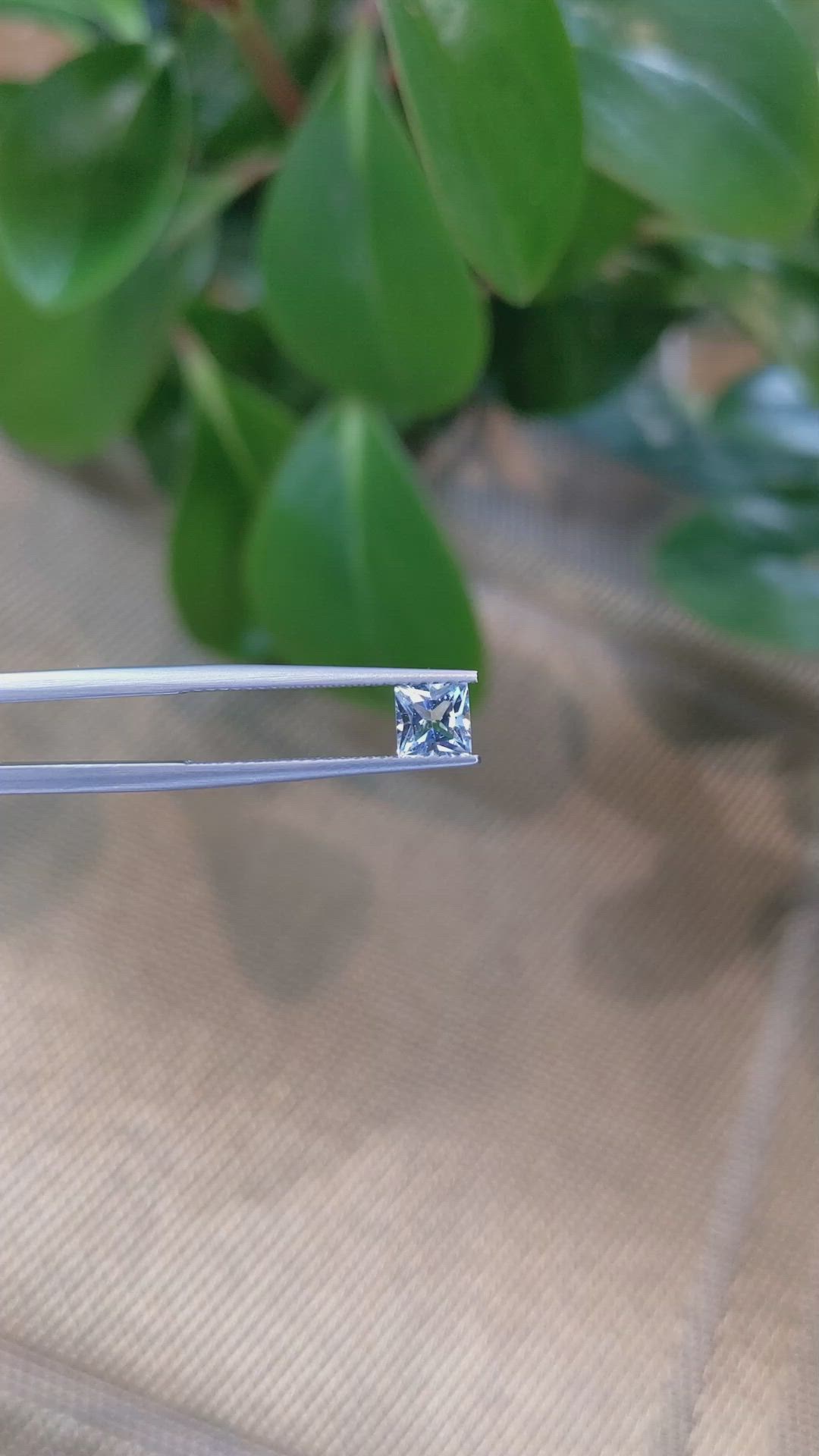 0.61 Ct. Aquamarine from Brazil Size Video