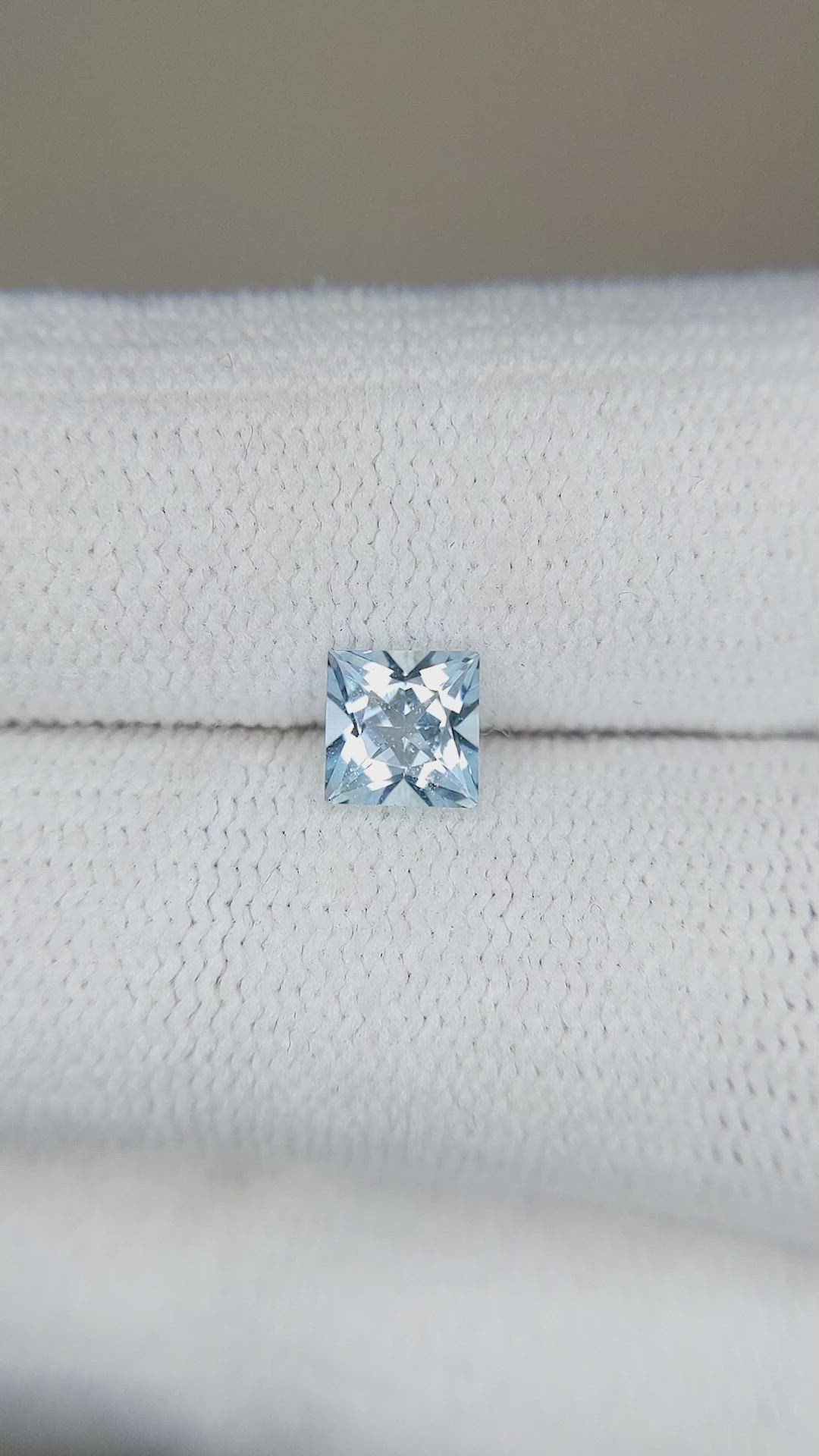 0.54 Ct. Aquamarine from Brazil Size Video