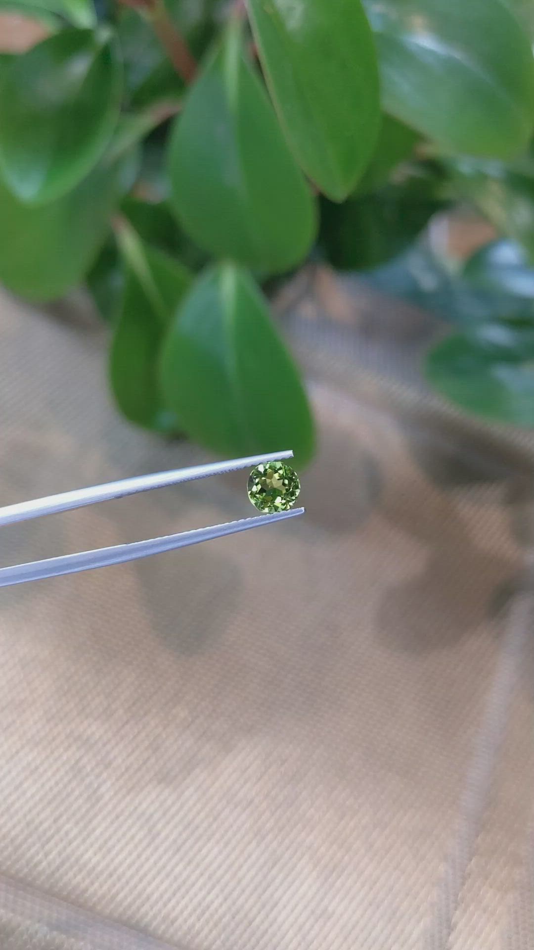 0.93 Ct. Peridot from Pakistan Size Video