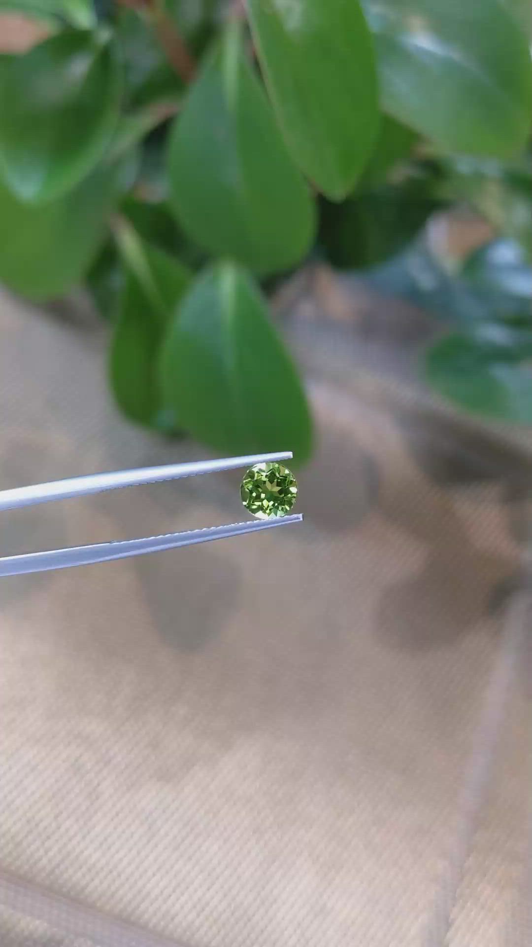 1.01 Ct. Peridot from Pakistan Size Video
