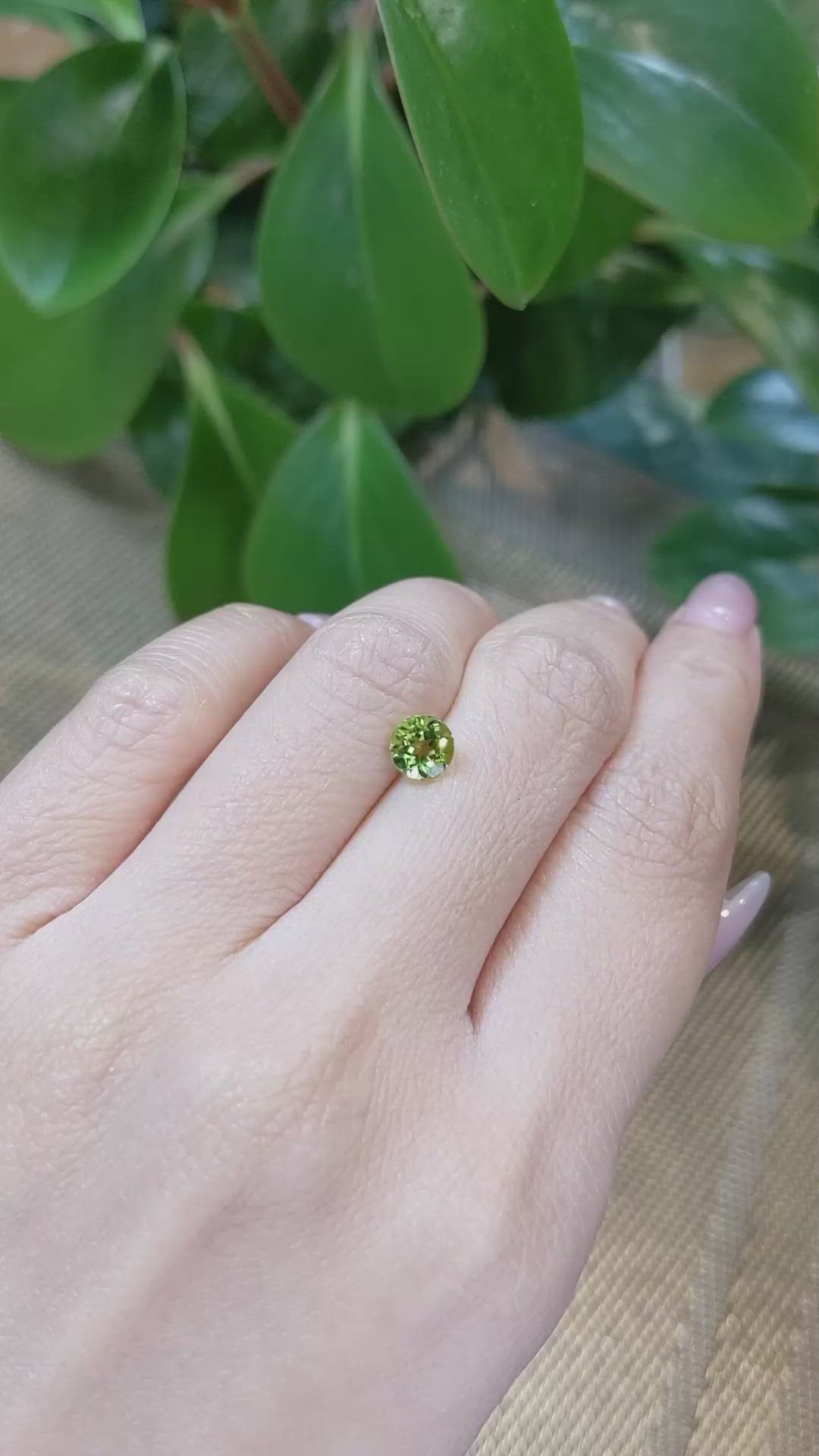 1.01 Ct. Peridot from Pakistan Size Video