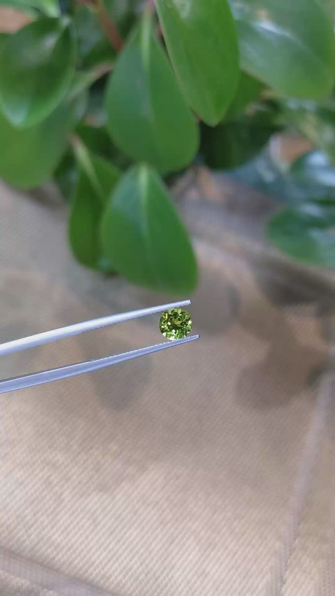 0.99 Ct. Peridot from Pakistan Size Video