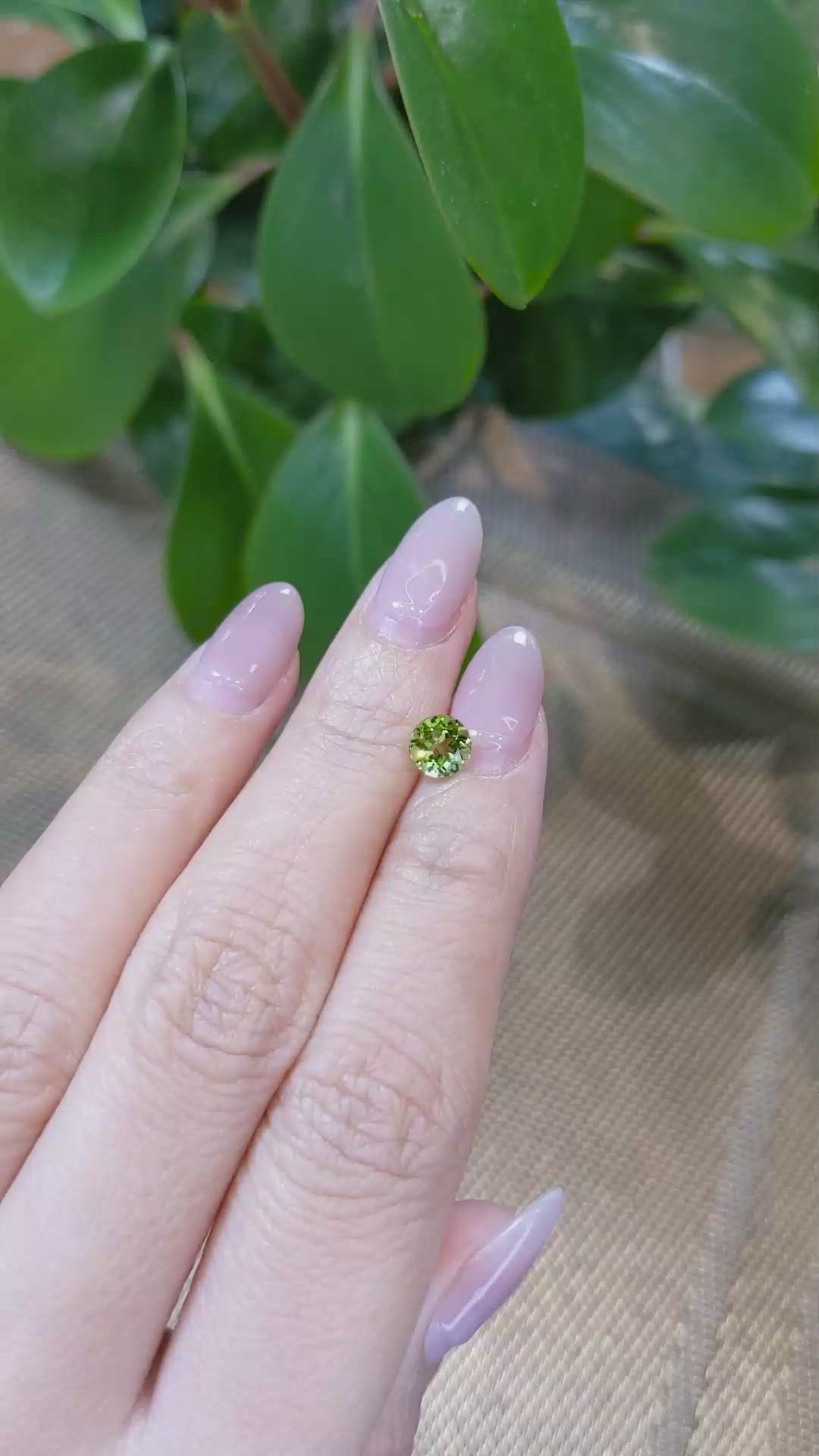 0.99 Ct. Peridot from Pakistan Size Video