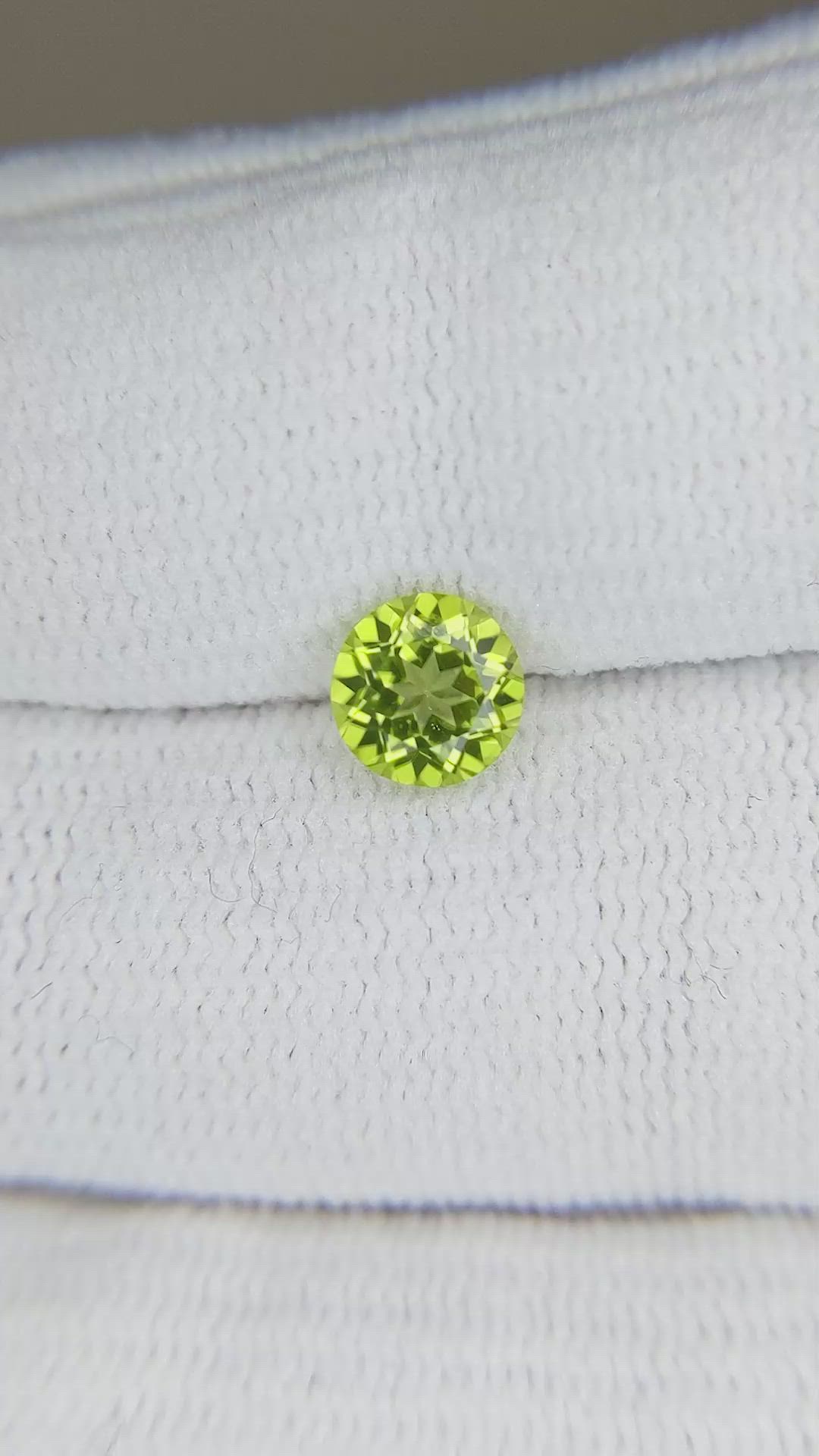 0.94 Ct. Peridot from Pakistan Size Video