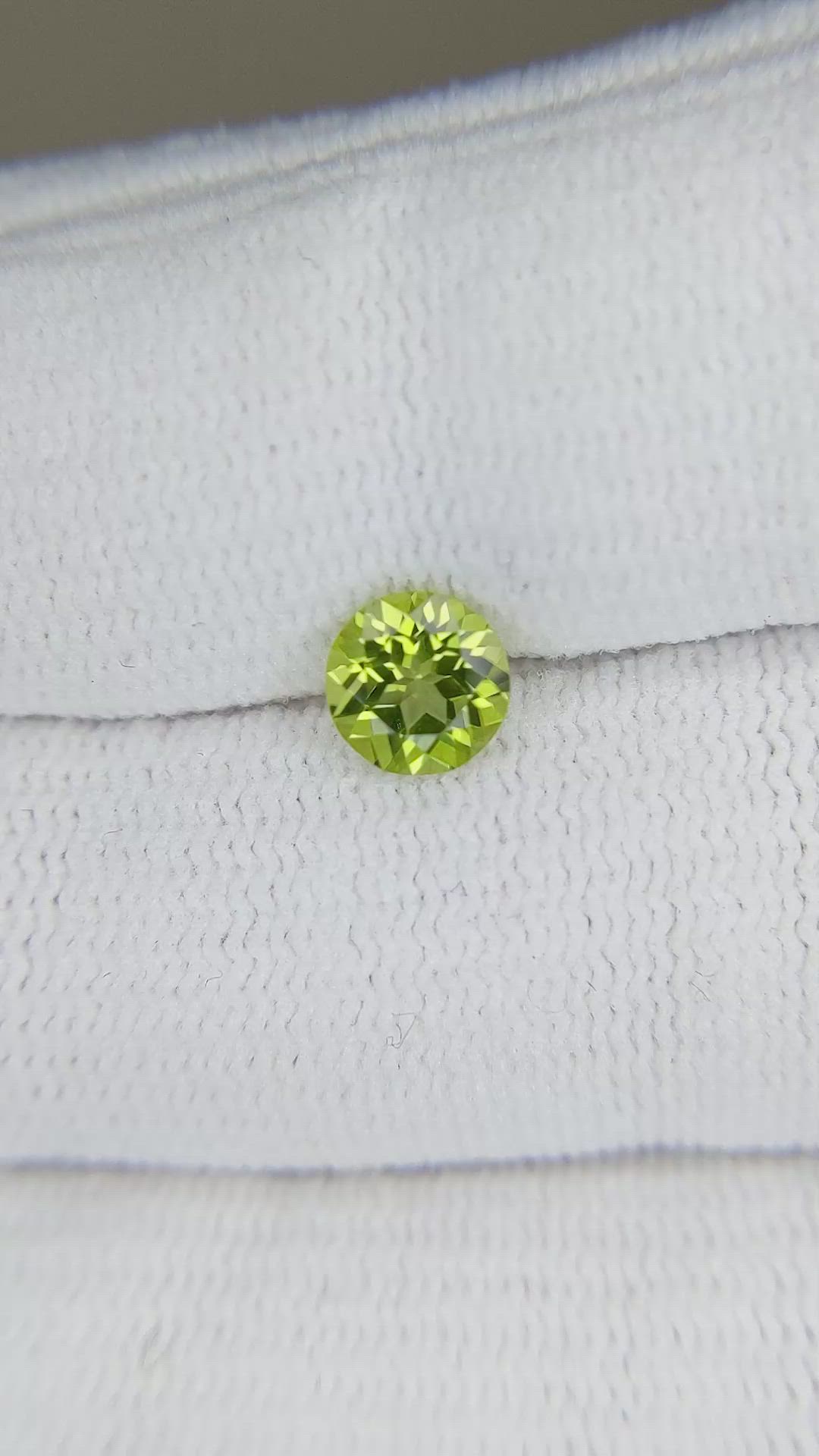 0.83 Ct. Peridot from Pakistan Size Video