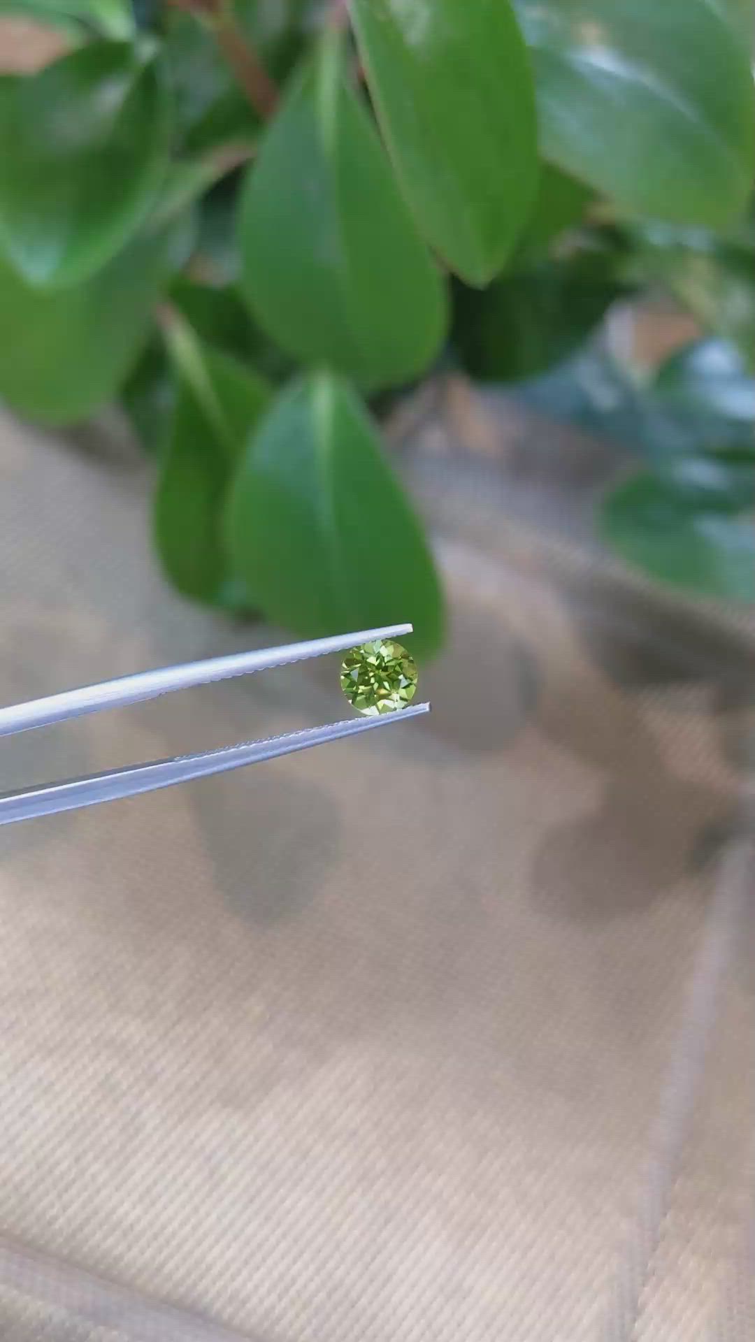 0.92 Ct. Peridot from Pakistan Size Video